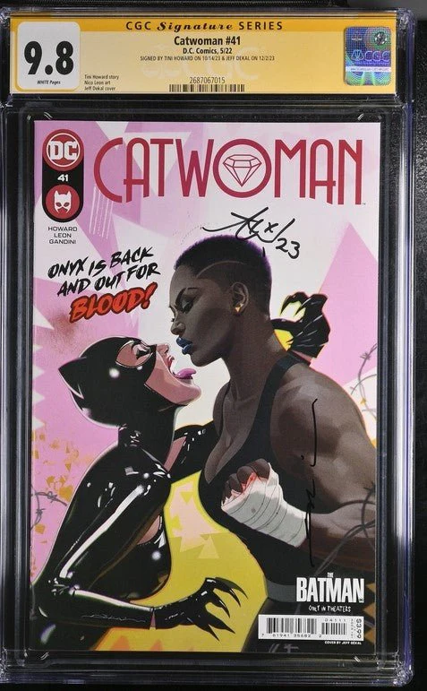 Catwoman #41 DC Comics CGC Signature Series 9.8 Signed Tini Howard, Jeff Dekal - Image 2