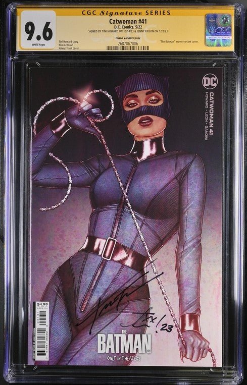 Catwoman #41 Frison Variant Cover CGC Signature Series 9.6 Signed Tini Howard, Jenny Frison - Image 2