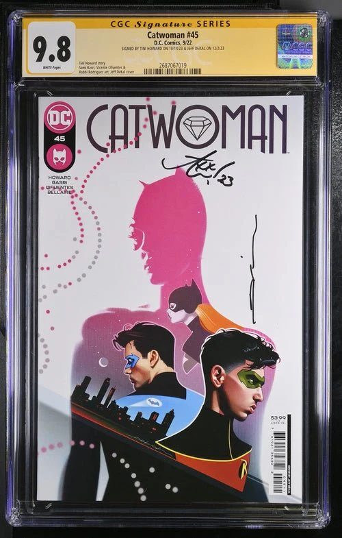 Catwoman #45 DC Comics CGC Signature Series 9.8 Signed Tini Howard, Jeff Dekal - Image 4