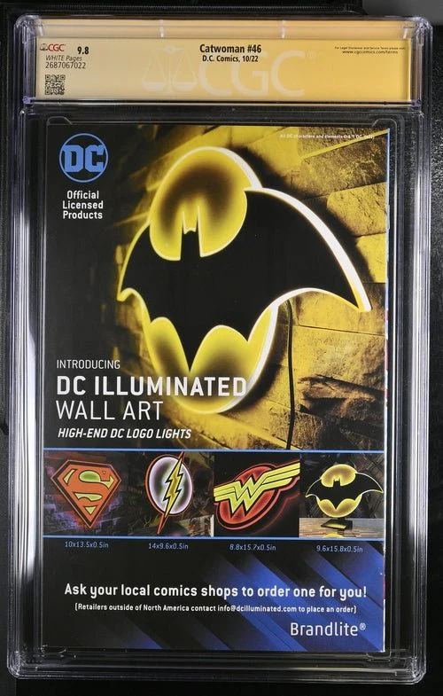 Catwoman #46 DC Comics CGC Signature Series 9.8 Signed Tini Howard, Jeff Dekal - Image 3