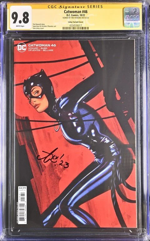 Catwoman #46 Lotay Variant Cover CGC Signature Series 9.8 Signed Tini Howard - Image 2