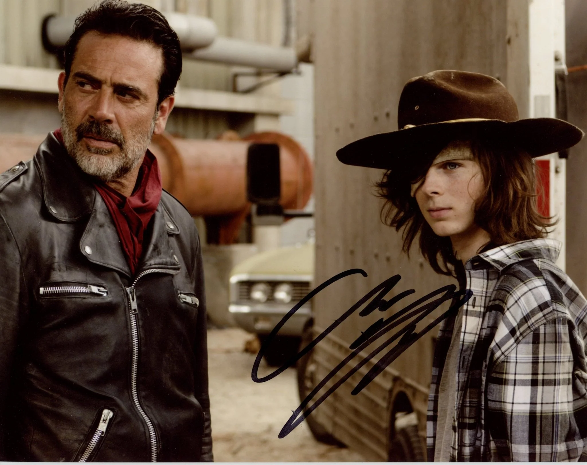 Chandler Riggs The Walking Dead 8x10 Signed Photo JSA Certified Autograph - Image 2