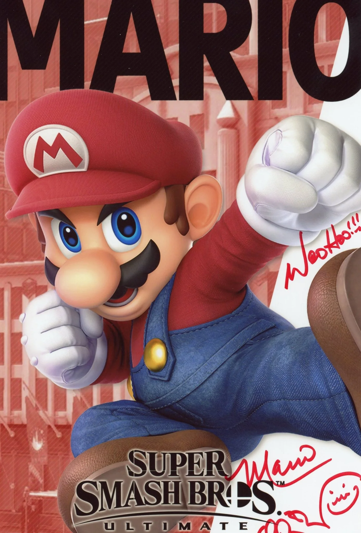 Charles Martinet Super Smash Bros 8x12 Signed Photo JSA Certified Autograph - Image 2