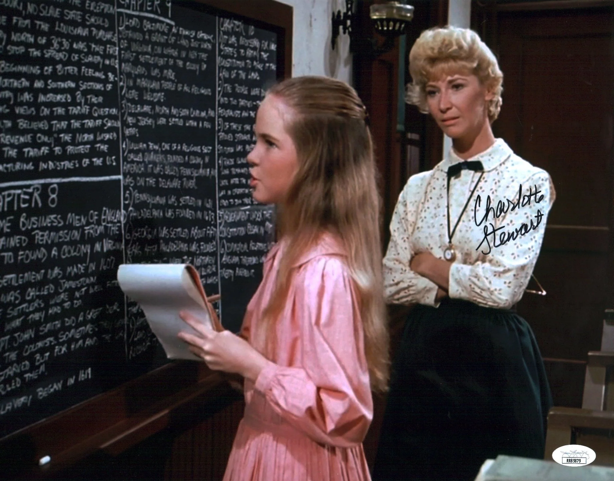 Charlotte Stewart Little House on the Prairie 11x17 Signed Poster JSA Certified Autograph - Image 2