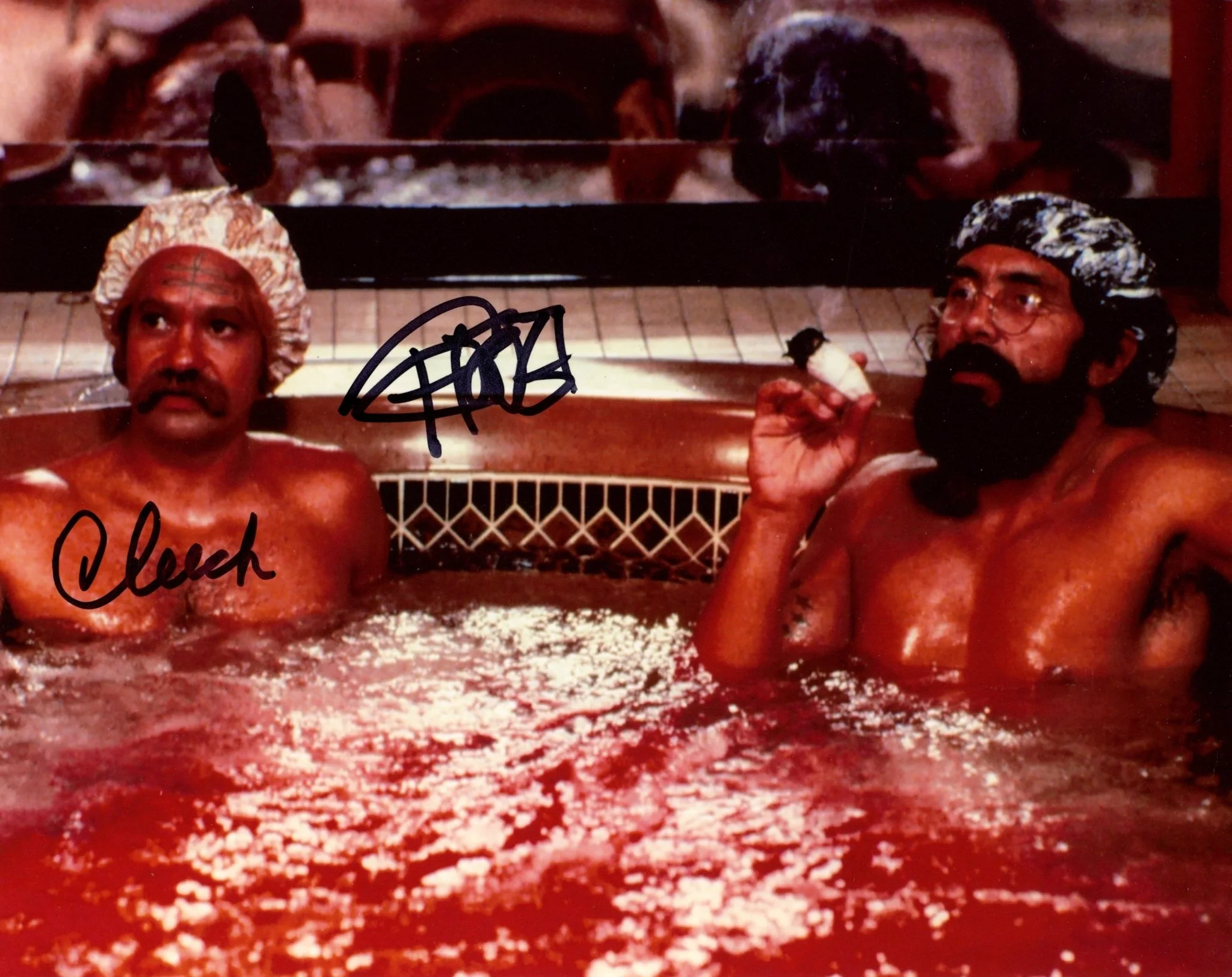 Cheech and Chong Signed 8x10 Photo JSA Certified Autograph