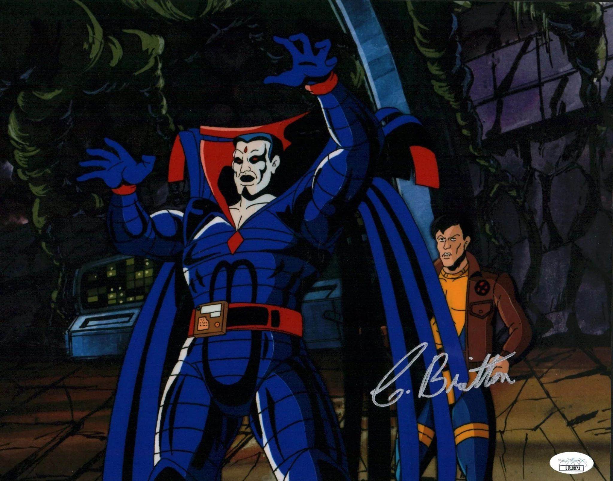 Chris Britton X-Men The Animated Series 11x14 Photo Poster Signed Autograph JSA Certified - Image 2