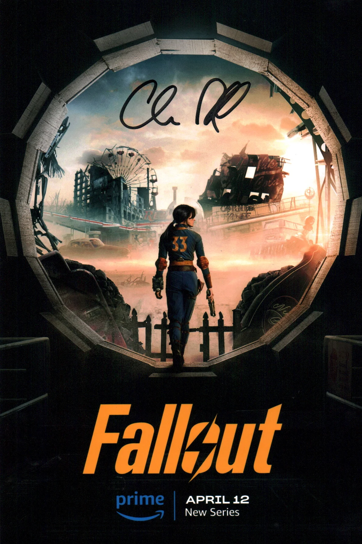 Chris Parnell Fallout 8x12 Photo Signed Autograph JSA Certified Autograph