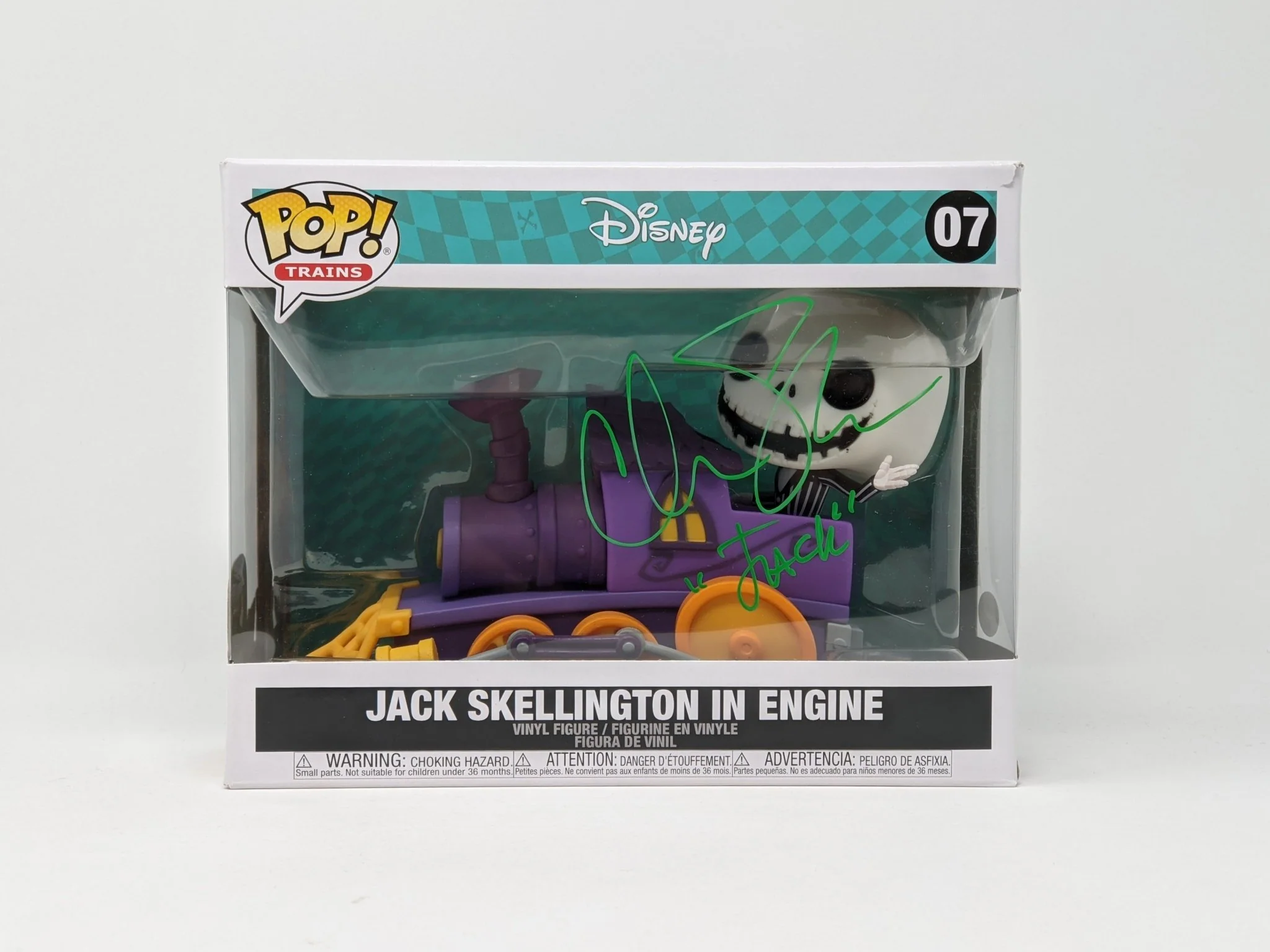 Chris Sarandon Disney Jack Skellington in Engine #07 Large Signed Funko Pop JSA Certified Autograph - Image 2