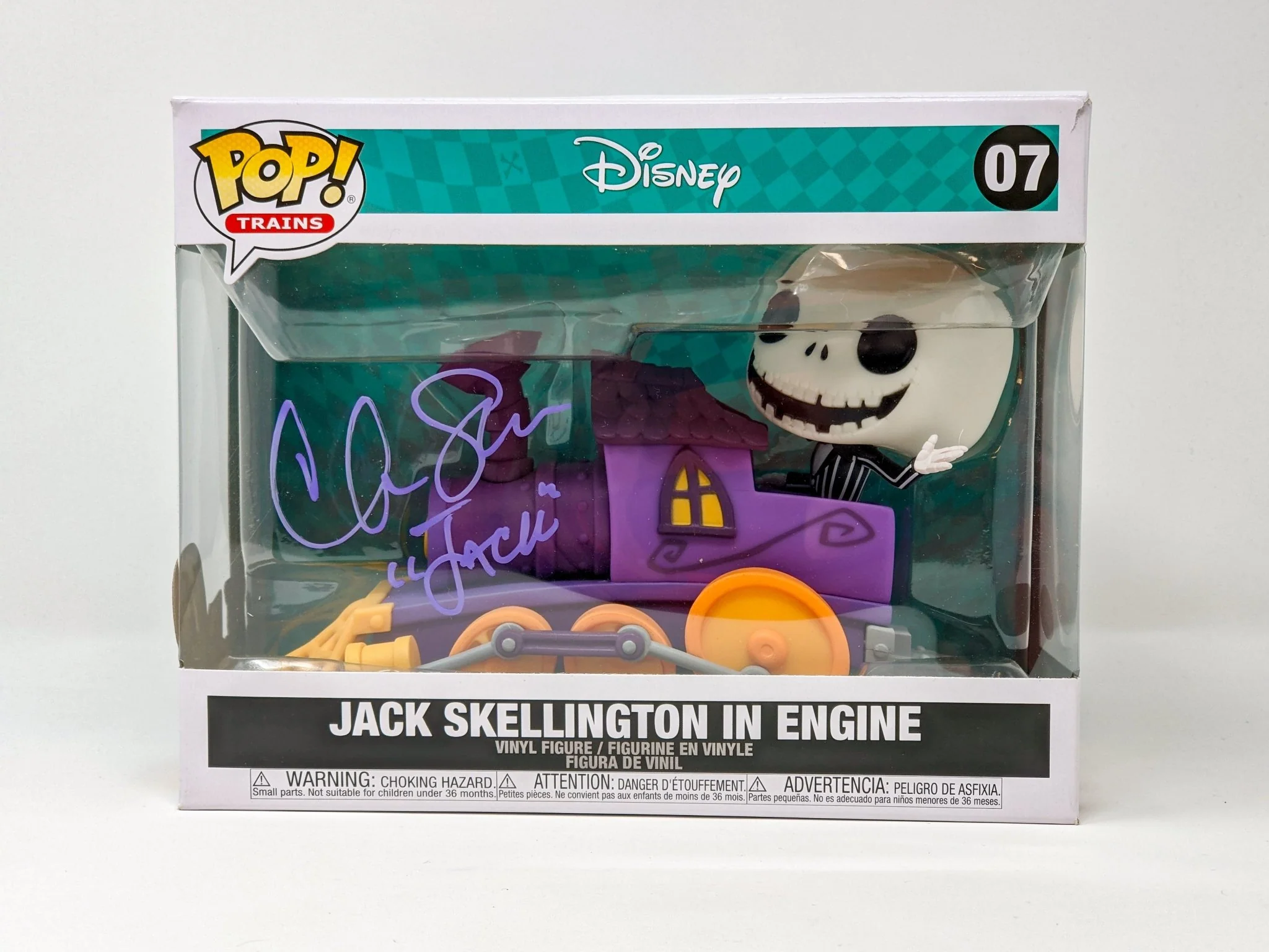 Chris Sarandon Disney Jack Skellington in Engine #07 Large Signed Funko Pop JSA Certified Autograph - Image 6