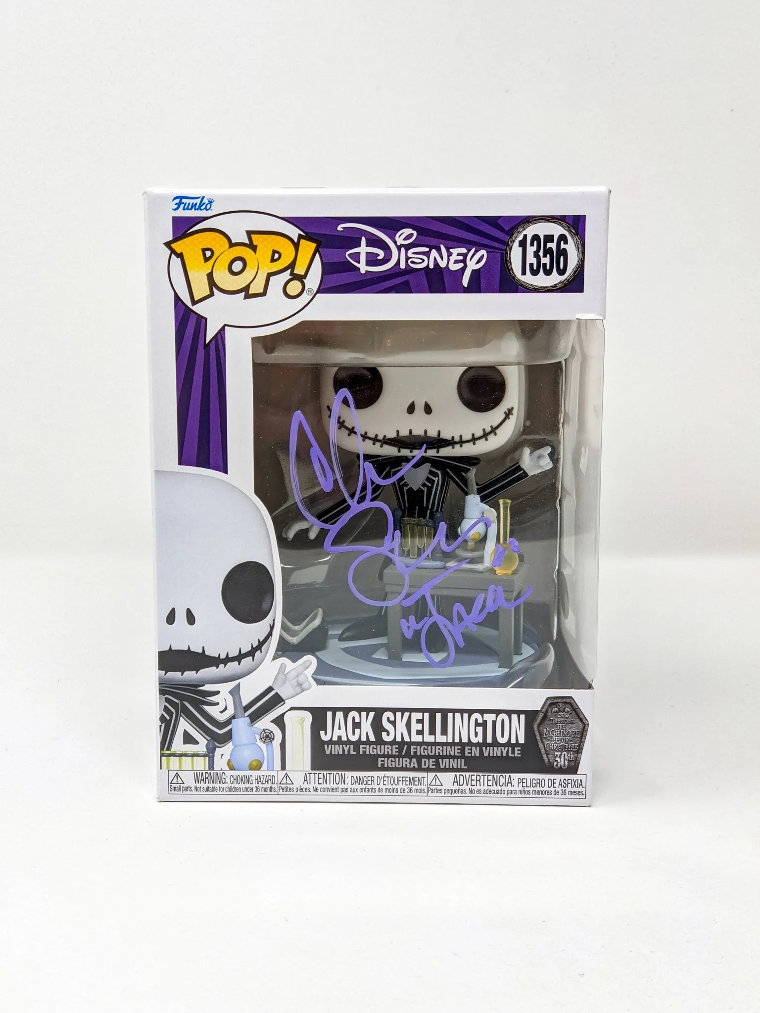 Chris Sarandon Disney Nightmare Before Christmas Jack Skellington #1356 Signed Funko Pop JSA Certified Autograph - Image 4