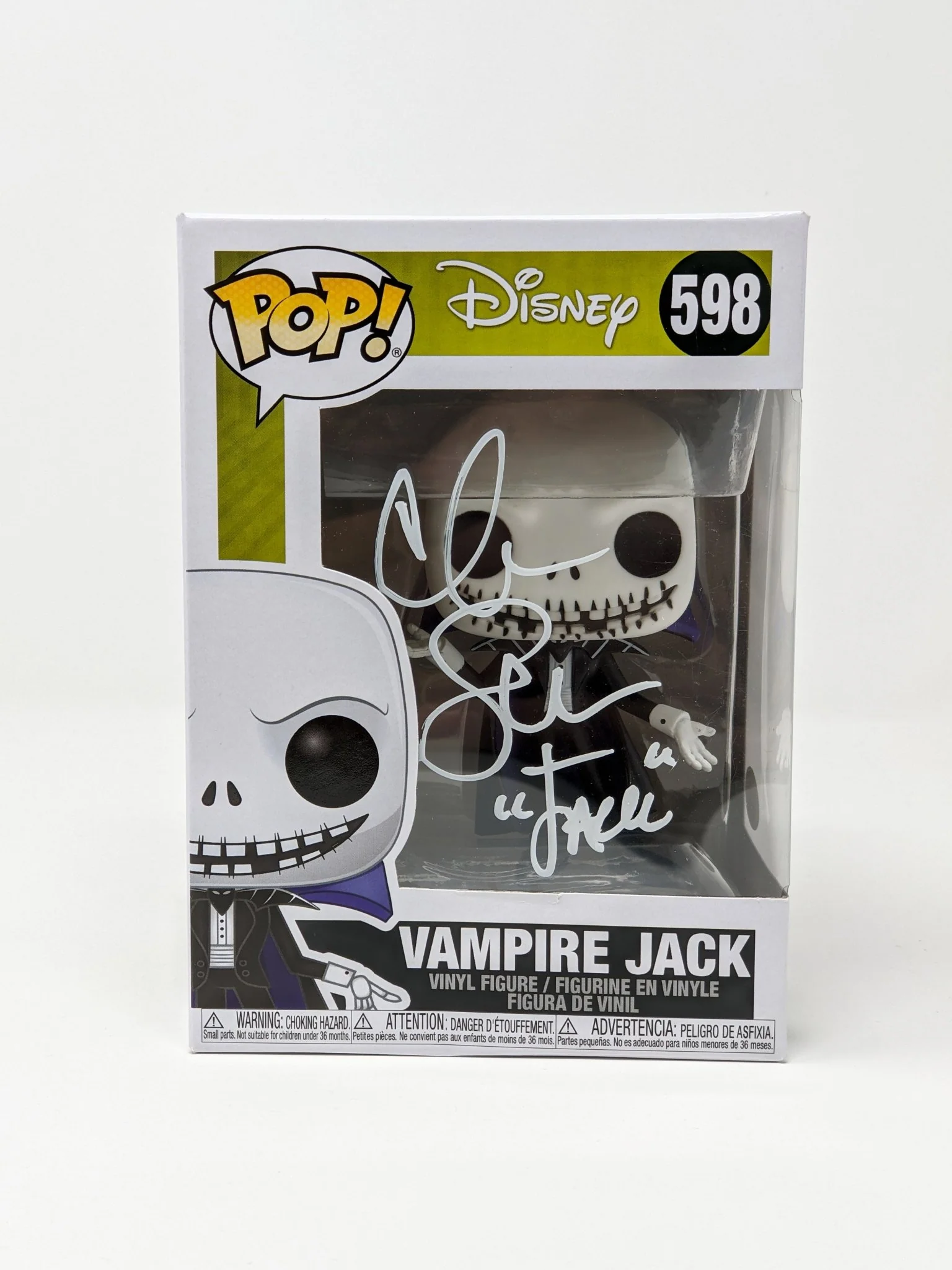 Chris Sarandon Disney Nightmare Before Christmas Vampire Jack #598 Signed Funko Pop JSA Certified Autograph - Image 3