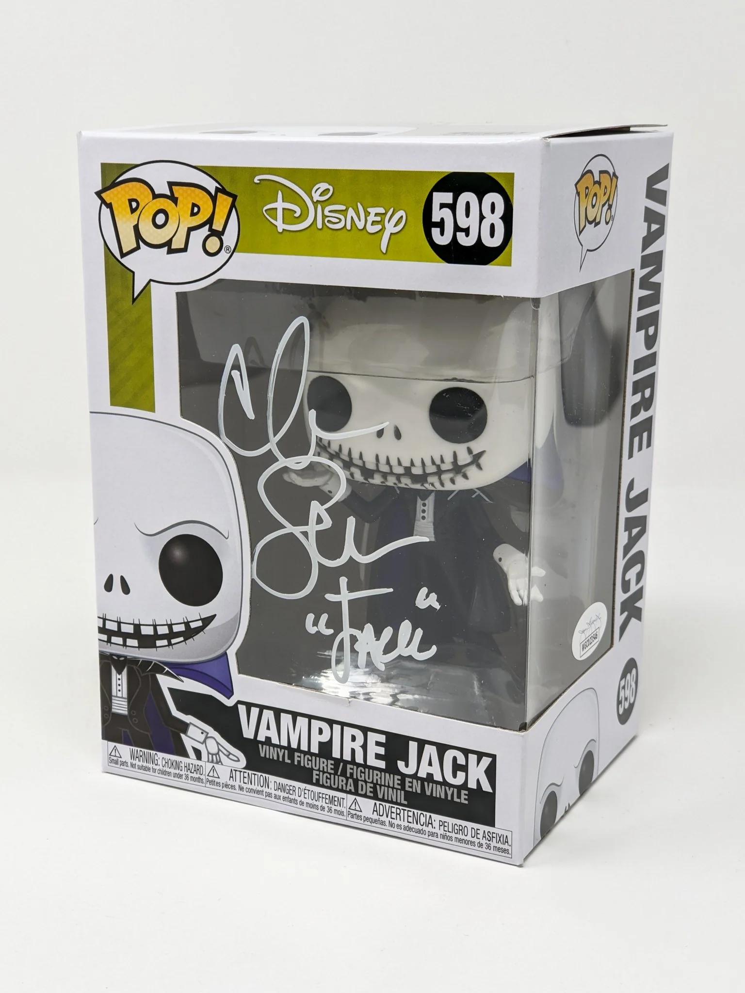 Chris Sarandon Disney Nightmare Before Christmas Vampire Jack #598 Signed Funko Pop JSA Certified Autograph - Image 4