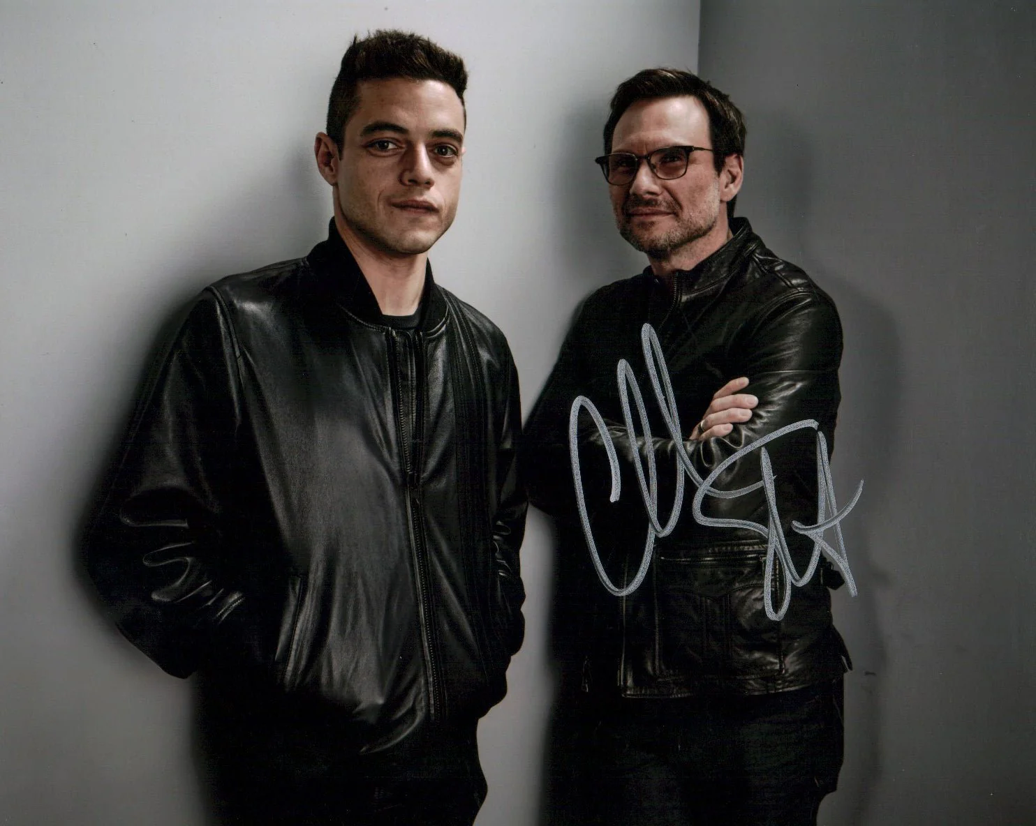 Christian Slater Mr Robot 8x10 Signed Photo JSA Certified Autograph