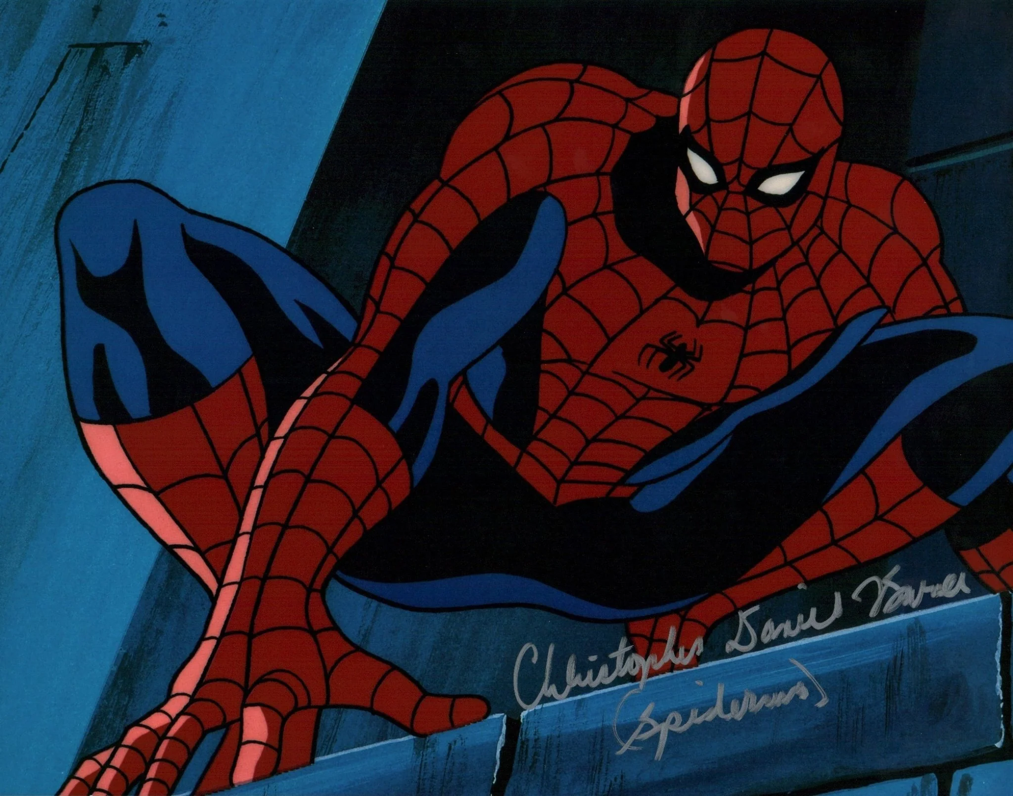 Christopher Daniel Barnes Spider-Man 11x14 Photo Poster Signed Autograph JSA Certified Autograph - Image 2