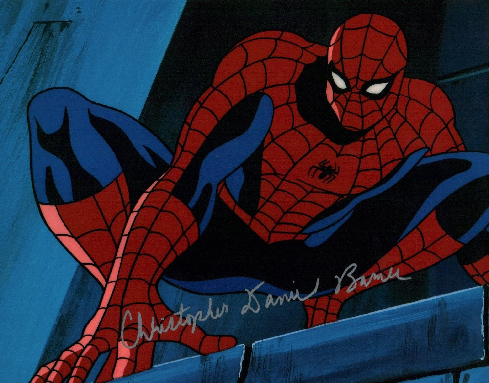 Christopher Daniel Barnes Spider-Man 11x14 Photo Poster Signed Autograph JSA Certified Autograph - Image 3