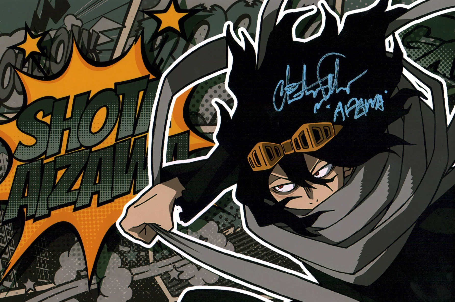 Christopher Wehkamp My Hero Academia 8x12 Signed JSA Certified Autograph