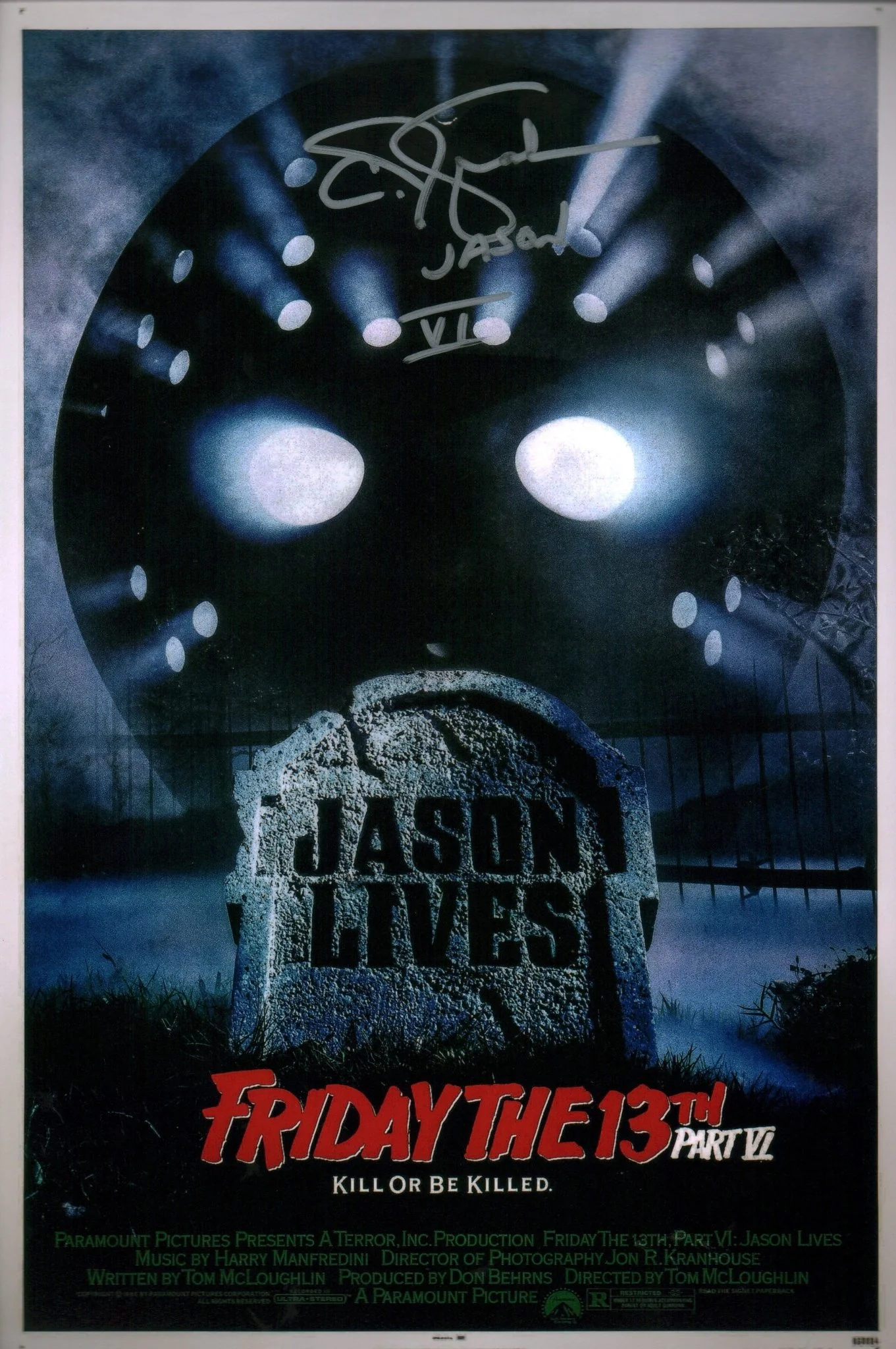 CJ Graham Friday The 13th Part VI 8x12 Signed Photo JSA Certified Autograph - Image 2