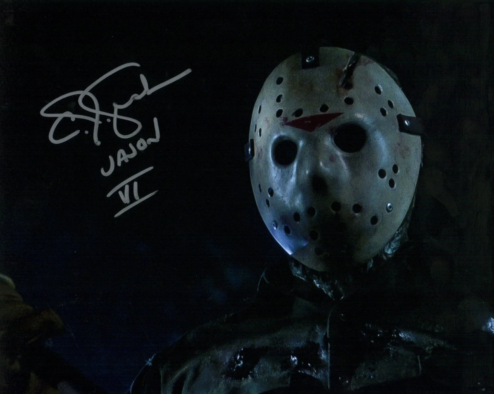 CJ Graham Friday The 13th 8x10 Signed Photo JSA Certified Autograph - Image 2