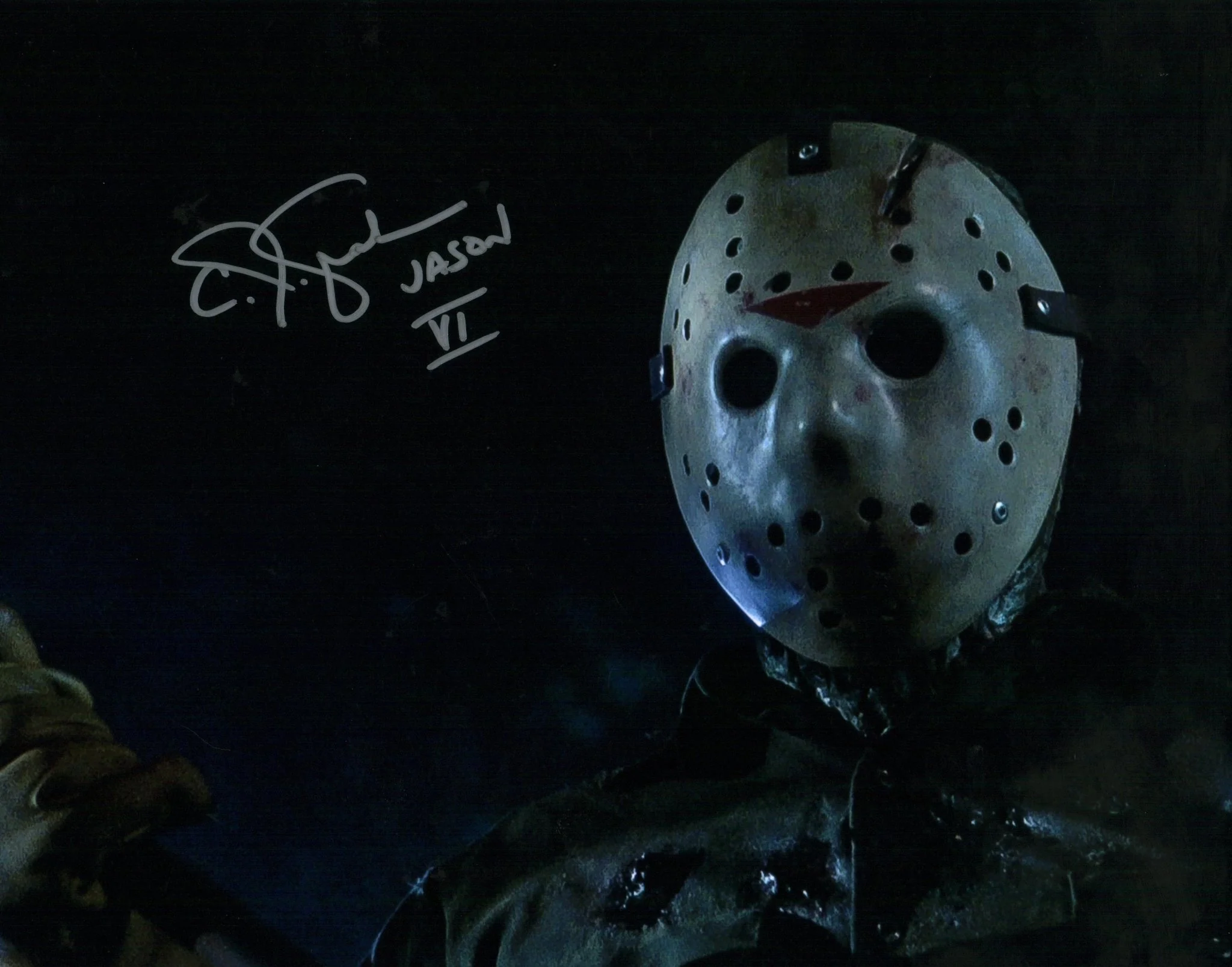 CJ Graham Friday The 13th 11x14 Signed Photo Poster JSA Certified Autograph - Image 2