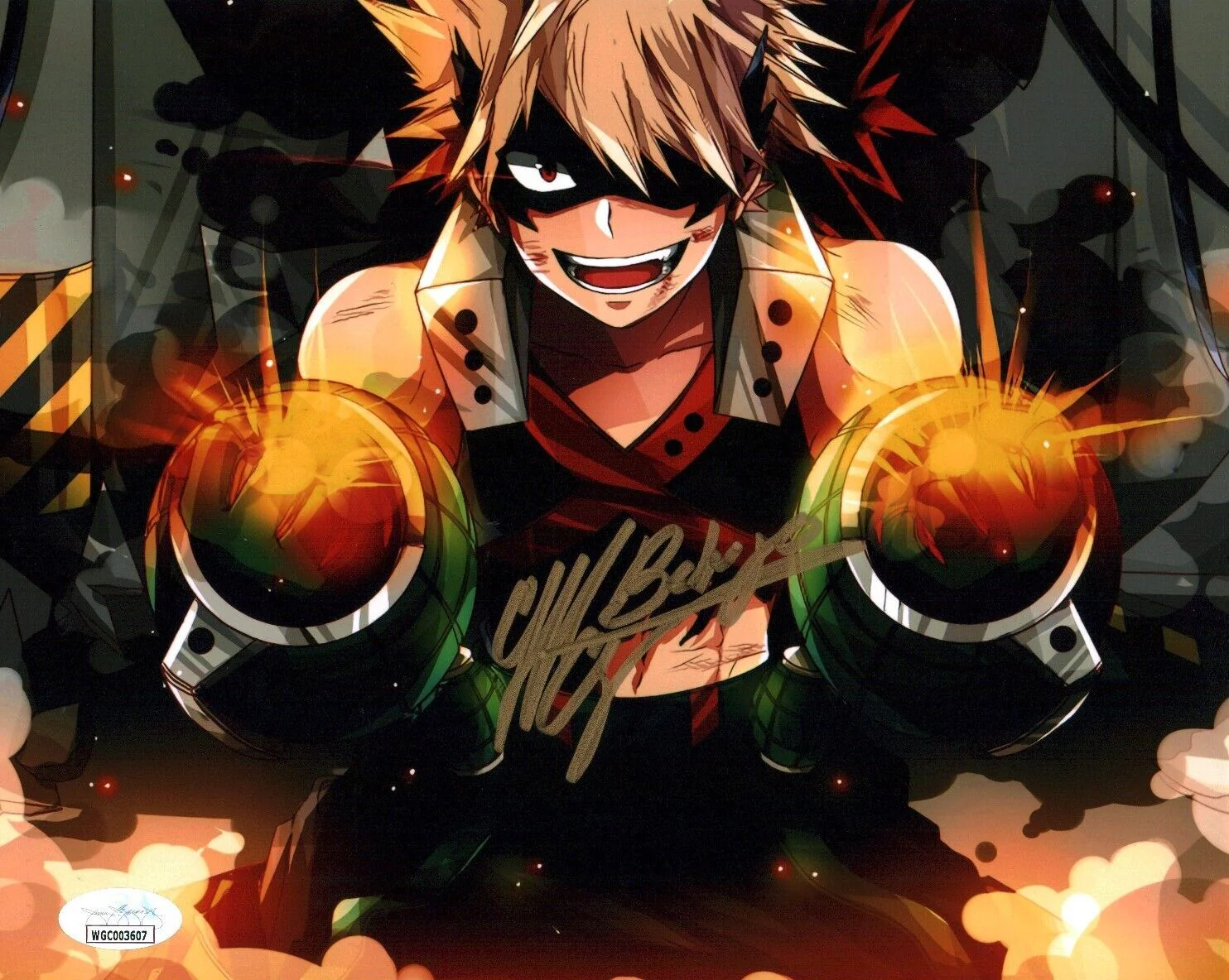 Clifford Chapin My Hero Academia 8x10 Photo JSA Certified Autograph - Image 2