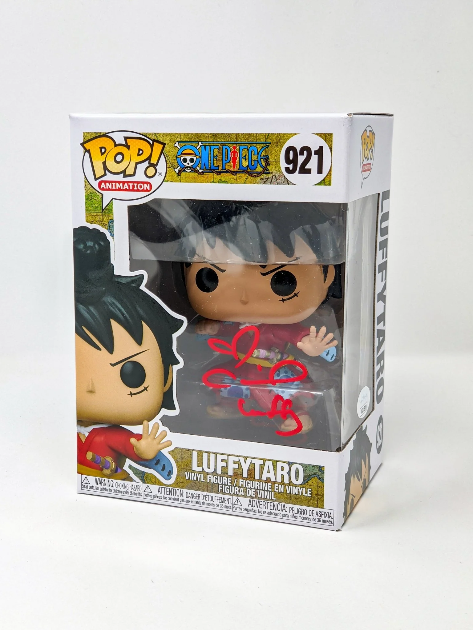 Colleen Clinkenbeard One Piece Luffytaro #921 Signed Funko Pop JSA Certified Autograph - Image 4