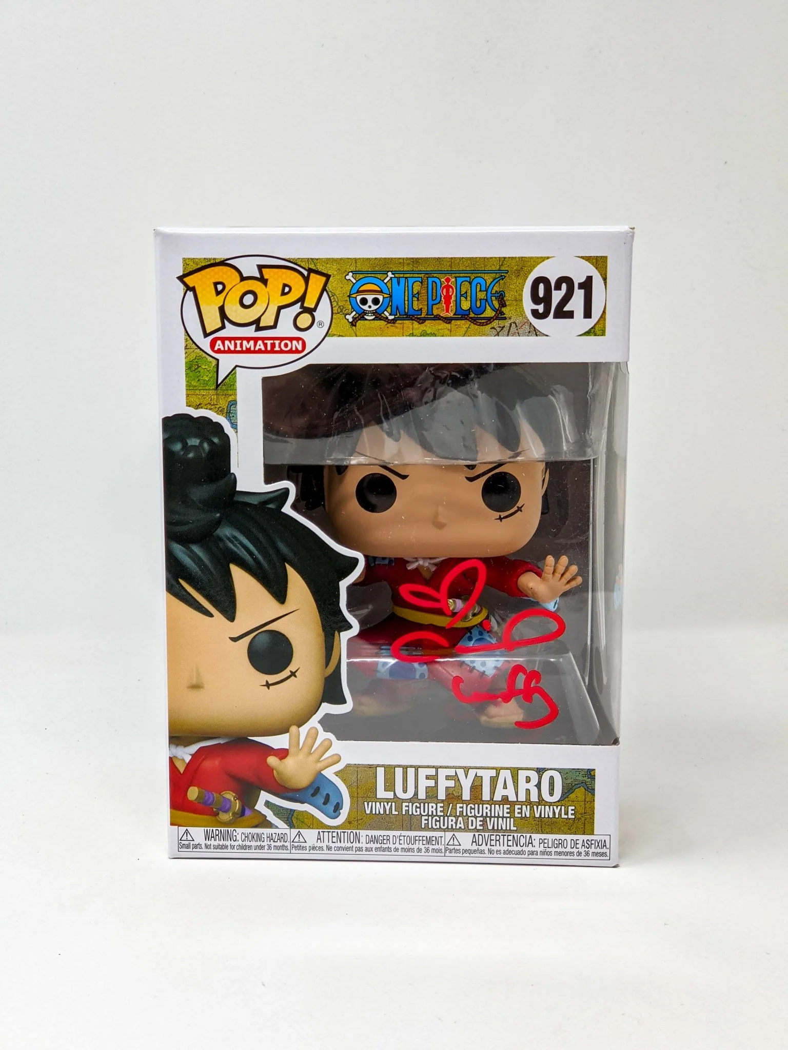 Colleen Clinkenbeard One Piece Luffytaro #921 Signed Funko Pop JSA Certified Autograph - Image 5