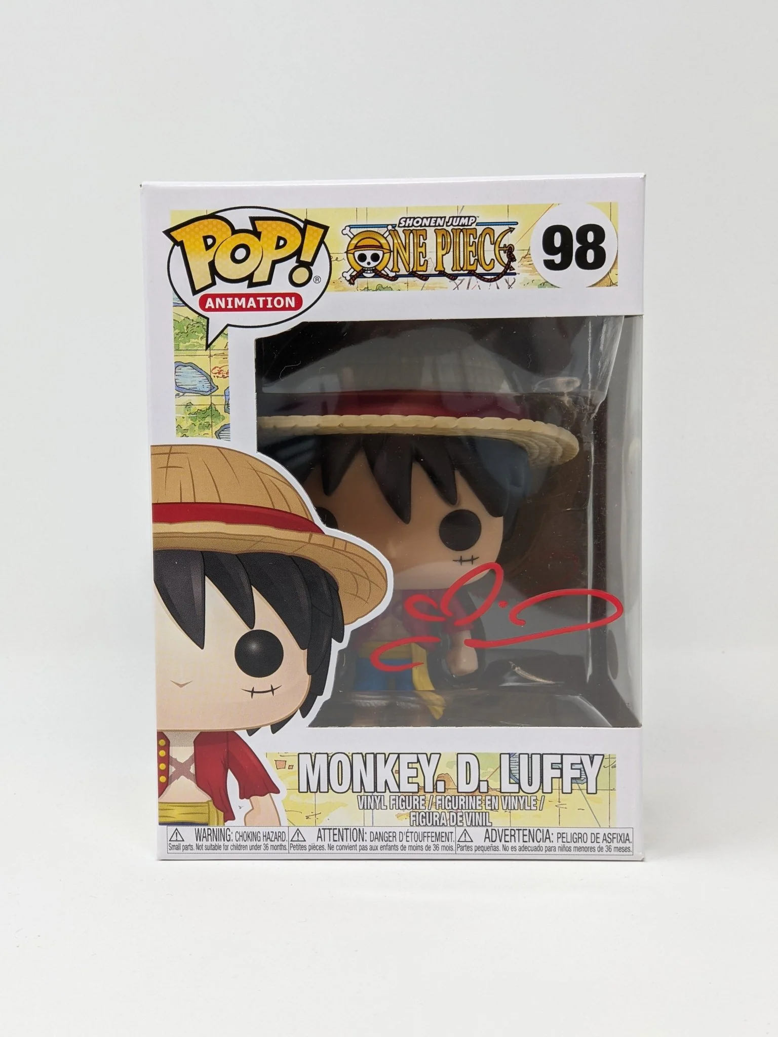 Colleen Clinkenbeard One Piece Monkey D Luffy #98 Signed Funko Pop JSA Certified Autograph - Image 2