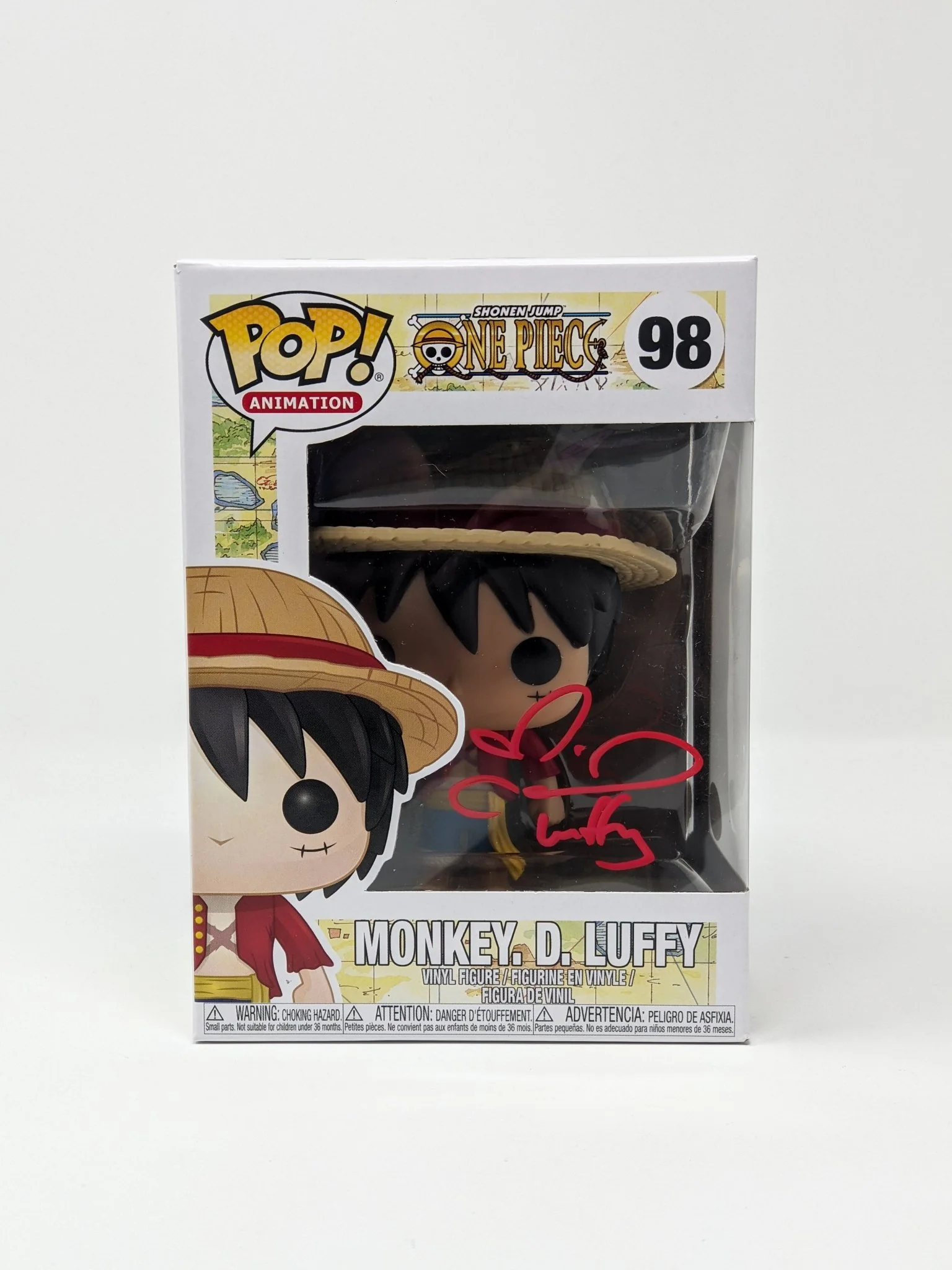 Colleen Clinkenbeard One Piece Monkey D Luffy #98 Signed Funko Pop JSA Certified Autograph - Image 3