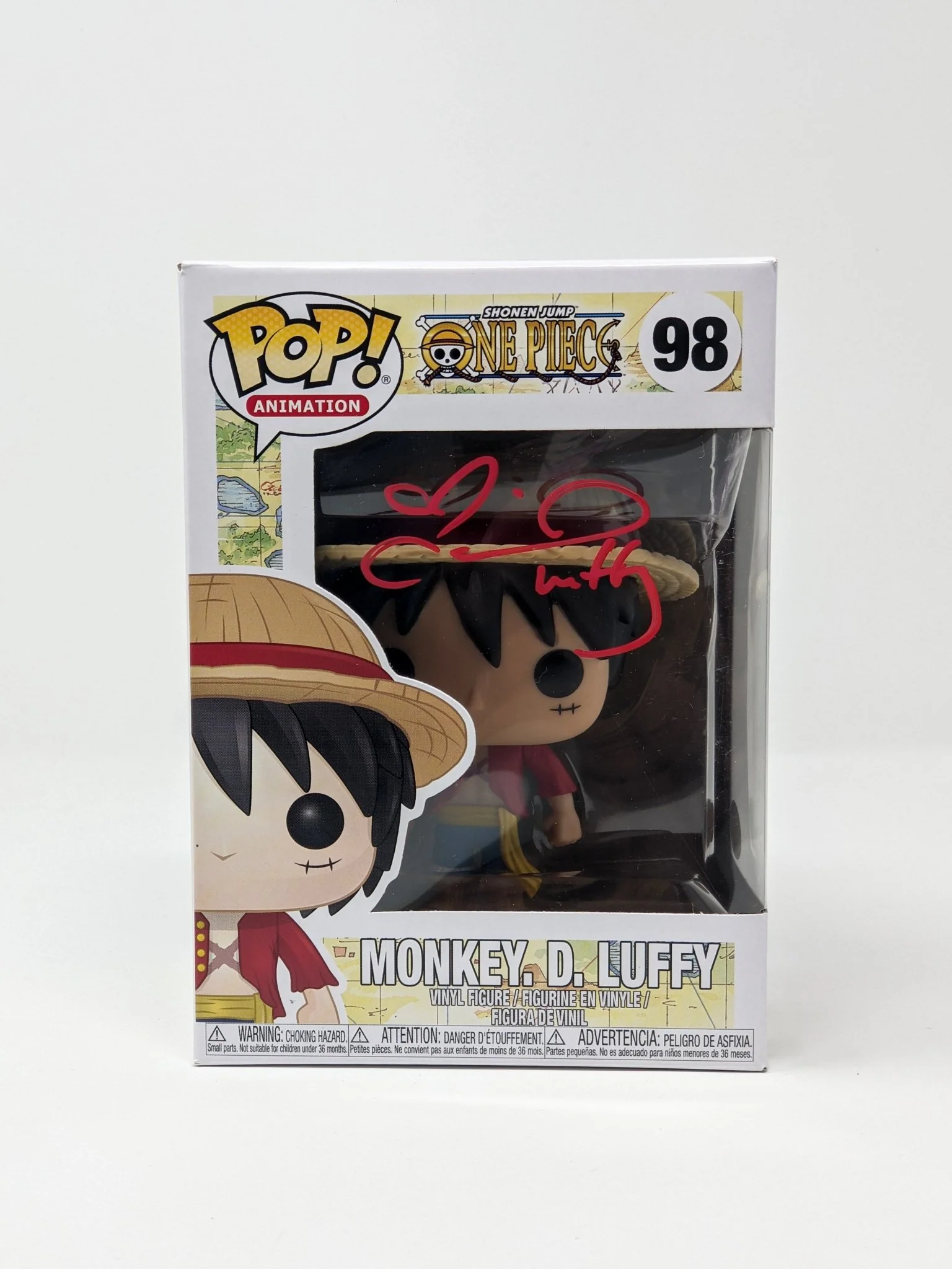 Colleen Clinkenbeard One Piece Monkey D Luffy #98 Signed Funko Pop JSA Certified Autograph - Image 4