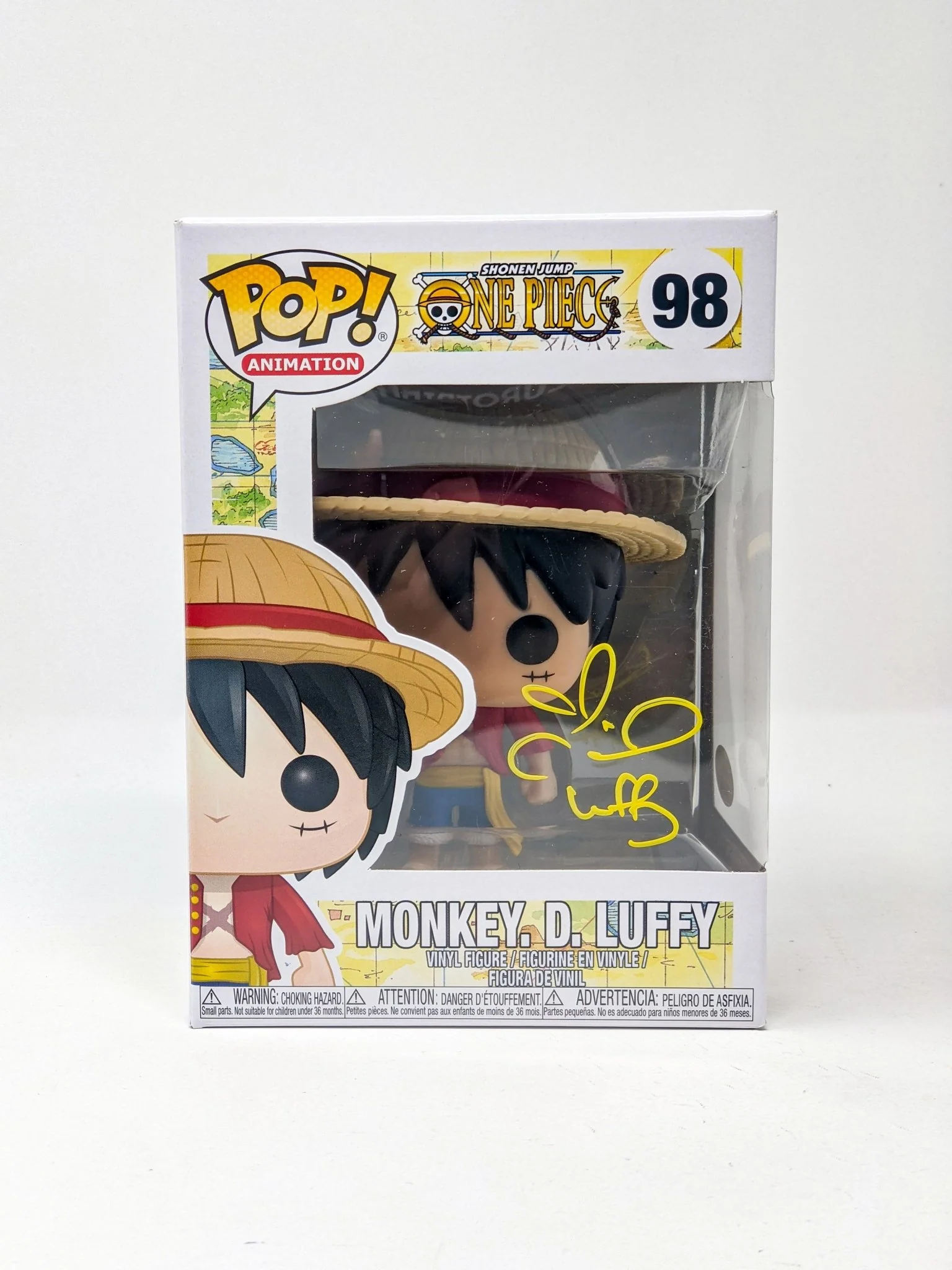 Colleen Clinkenbeard One Piece Monkey D Luffy #98 Signed Funko Pop JSA Certified Autograph - Image 5