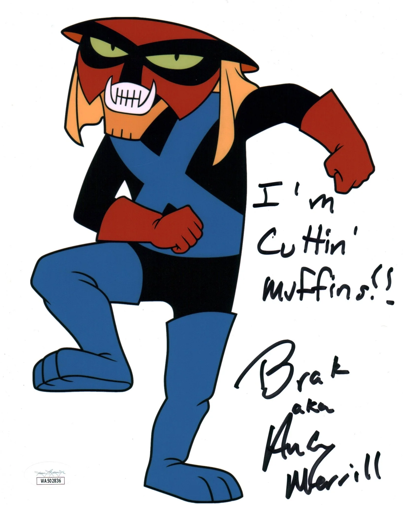Andy Merrill Space Ghost Coast to Coast 8x10 Photo Signed Autographed JSA Certified COA