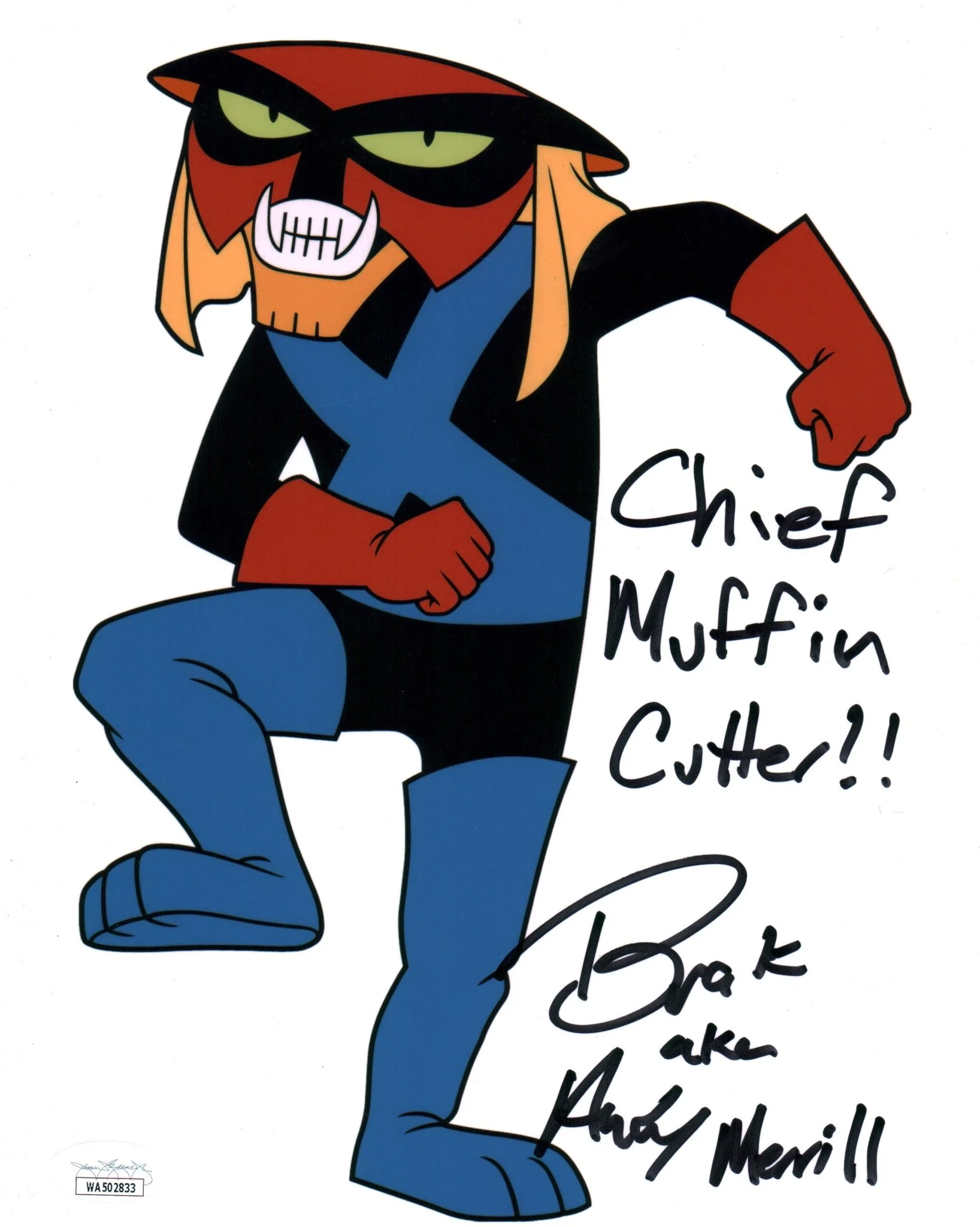 Andy Merrill Space Ghost Coast to Coast 8x10 Photo Signed Autographed JSA Certified COA - Image 4