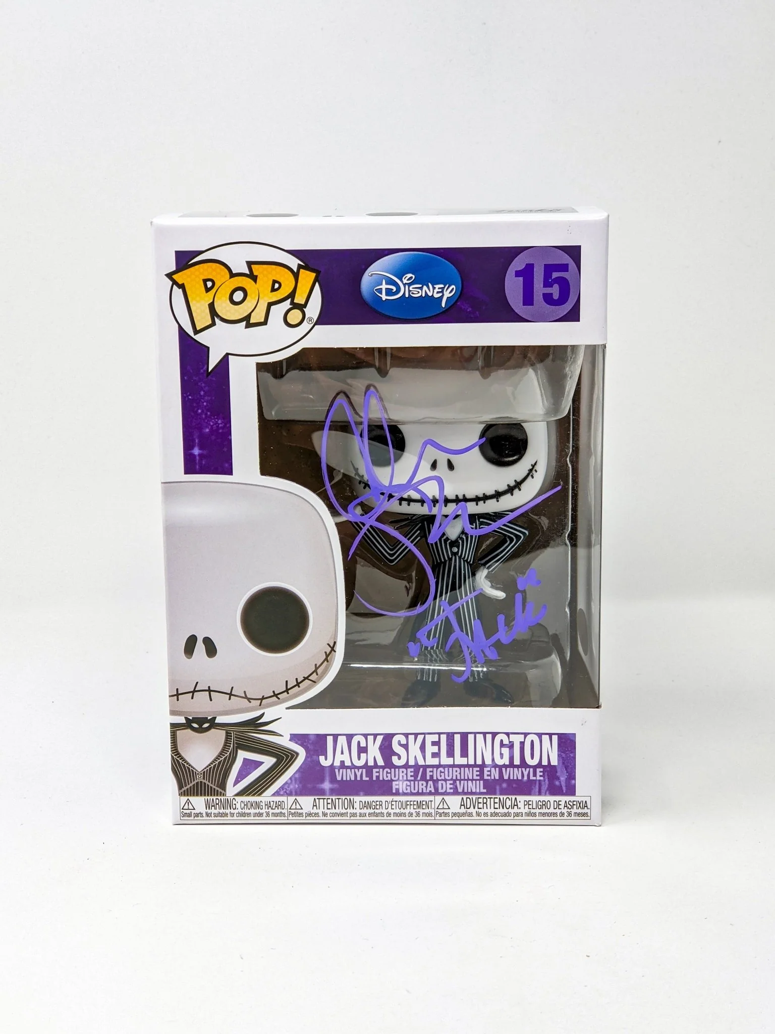 Chris Sarandon Disney Nightmare Before Christmas Jack Skellington #15 Signed Funko Pop JSA Certified Autograph - Image 2