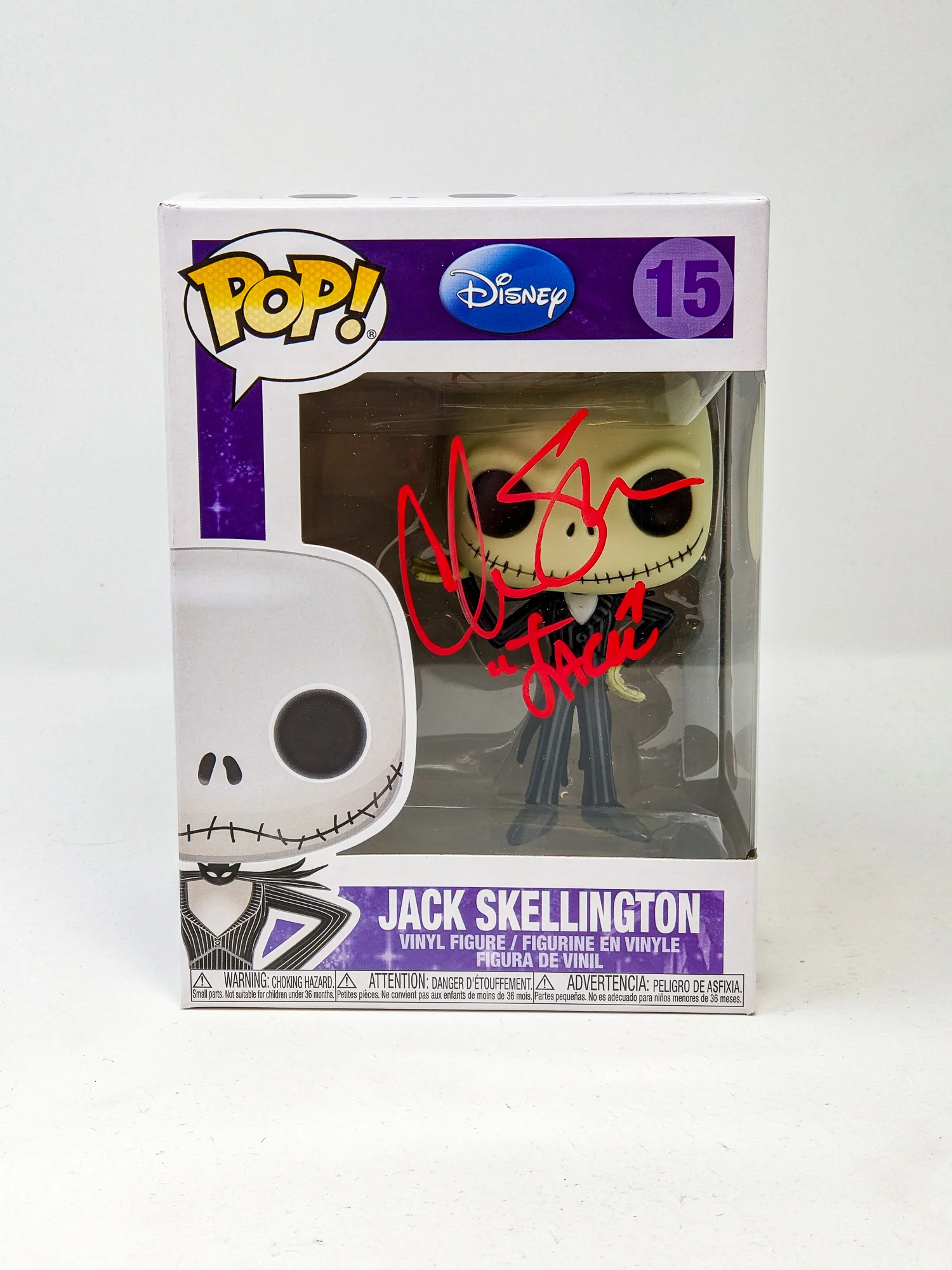 Chris Sarandon Disney Nightmare Before Christmas Jack Skellington #15 Signed Funko Pop JSA Certified Autograph - Image 4