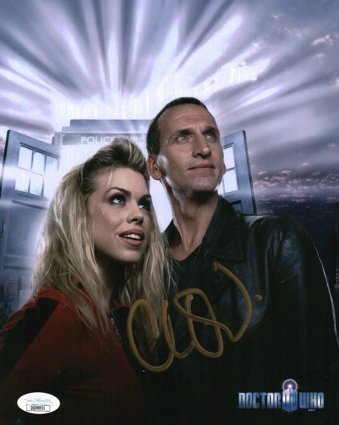 Christopher Eccleston Doctor Who 8x10 Signed Photo JSA Certified Autograph - Image 3