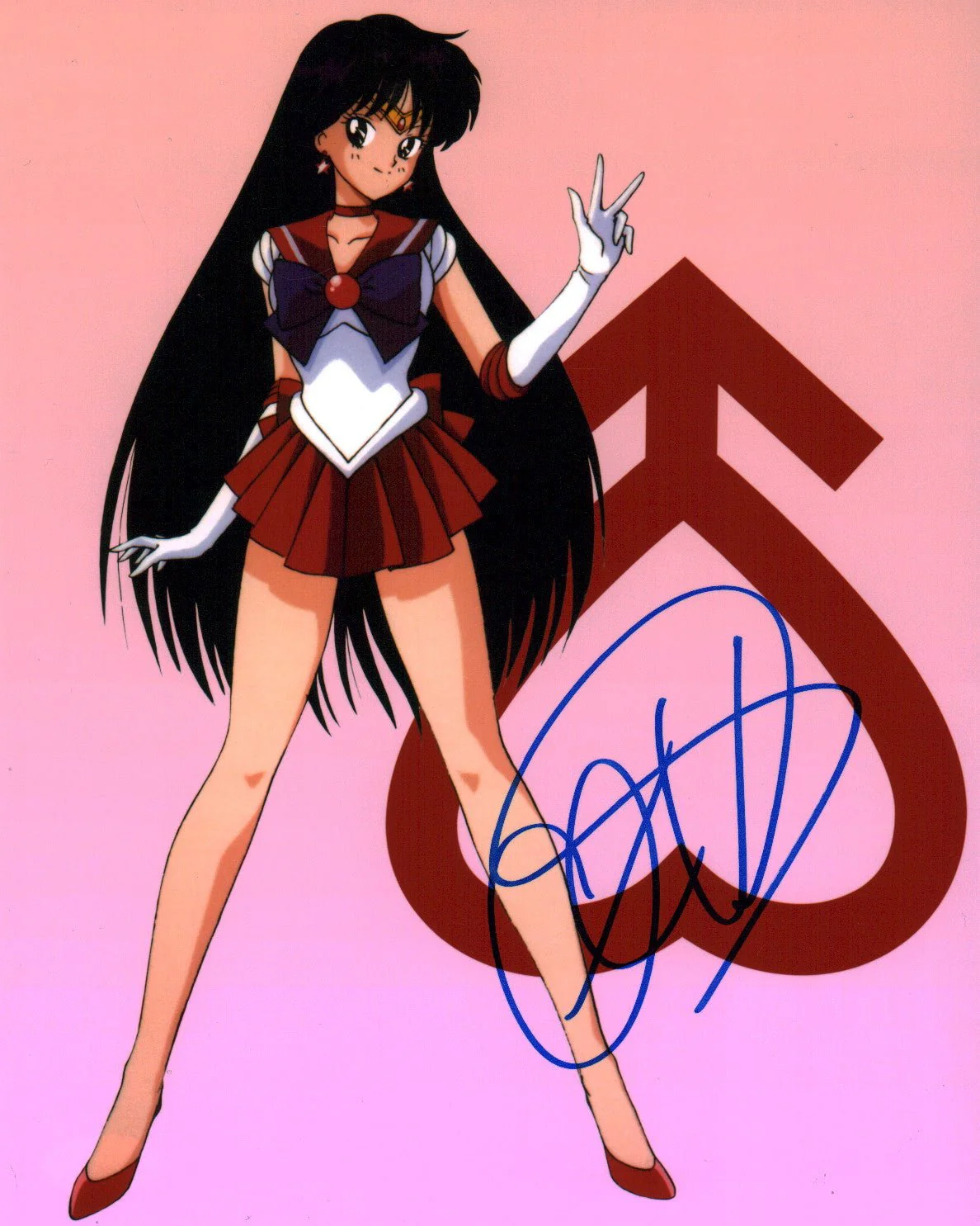 Cristina Vee Sailor Moon 8x10 Signed Photo JSA Certified Autograph - Image 2