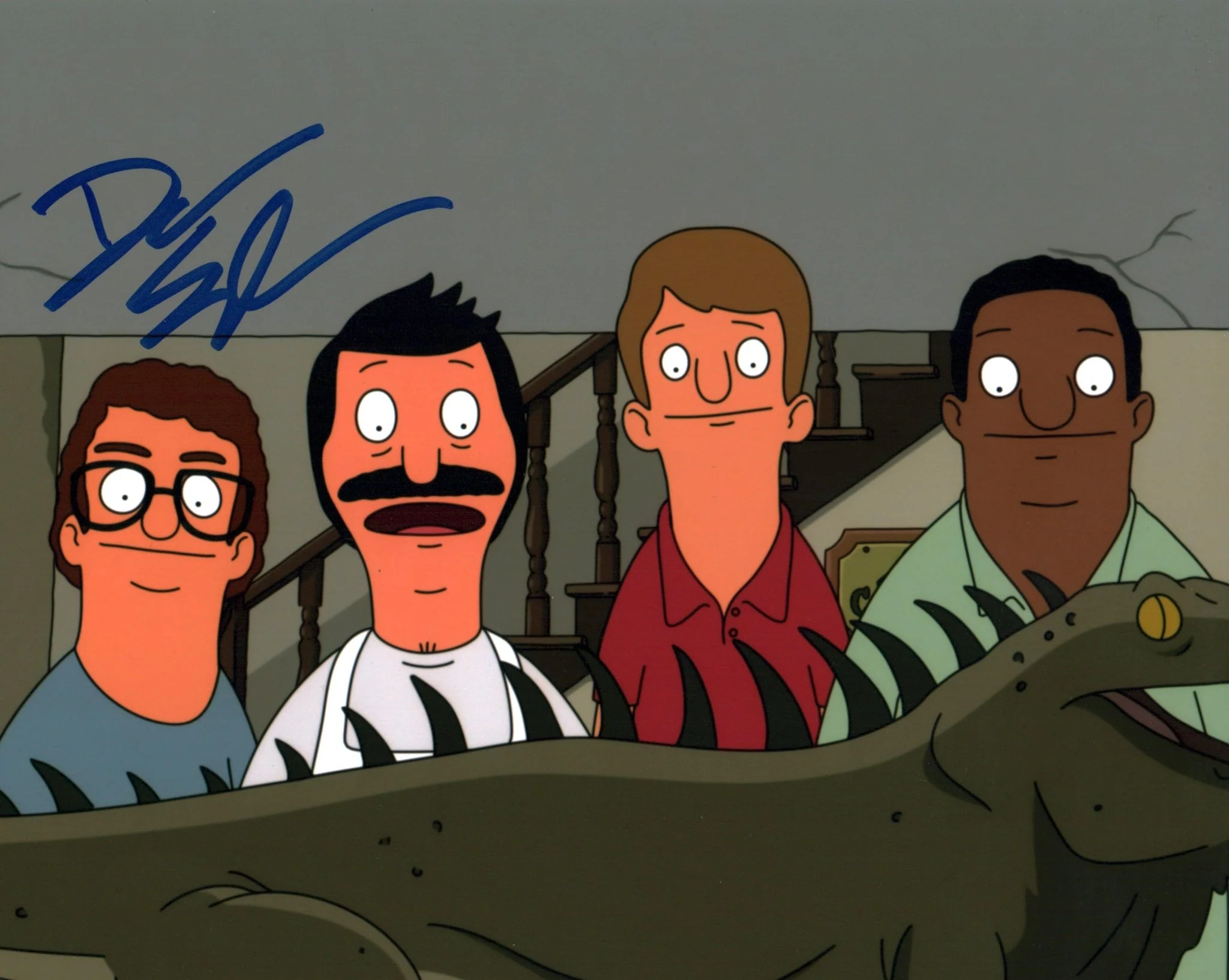 Dana Snyder Bob's Burgers 8x10 Signed Photo JSA Certified Autograph - Image 2