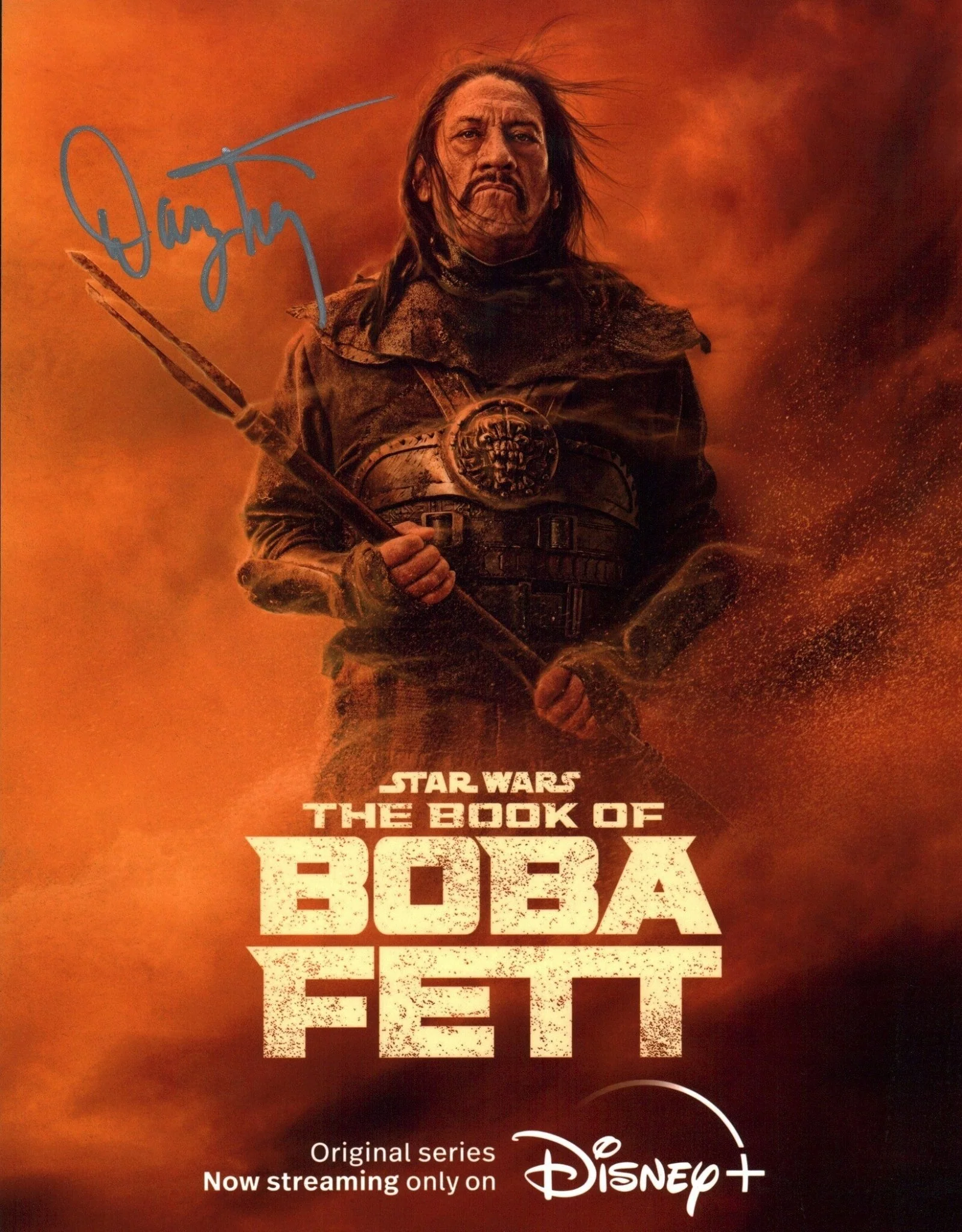 Danny Trejo Star Wars: The Book of Boba Fett 11x14 Signed Mini Poster JSA Certified Autograph - Image 2