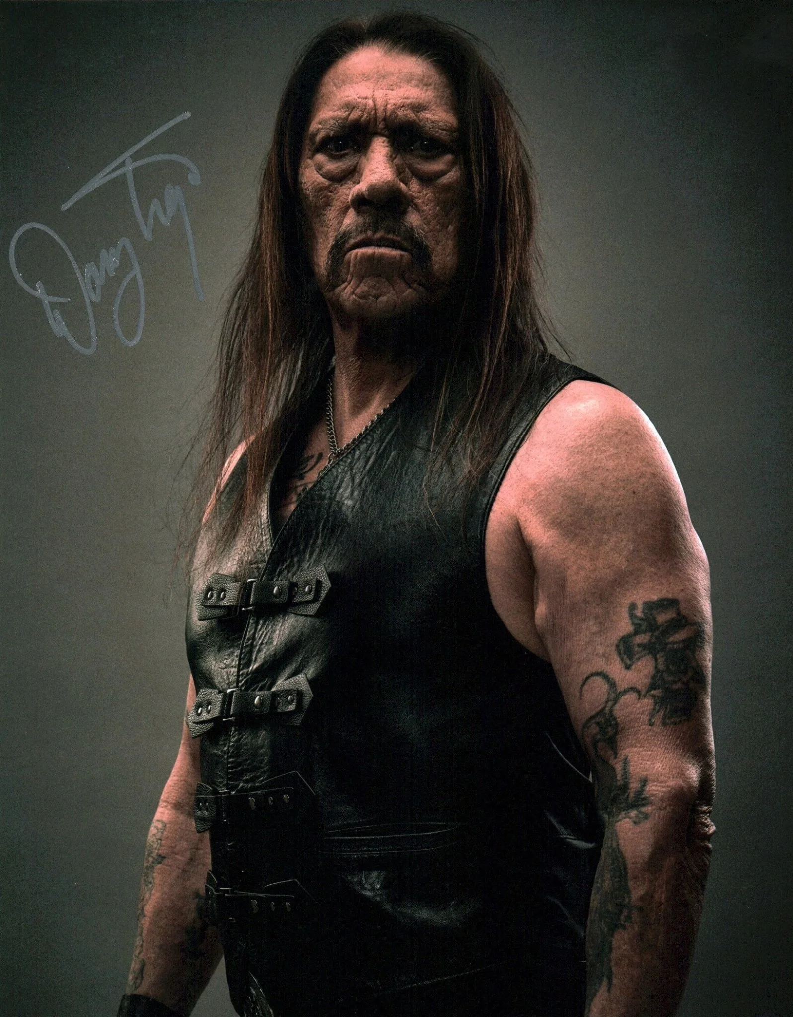 Danny Trejo Machete 11x14 Signed Mini Poster JSA Certified Autograph - Image 2