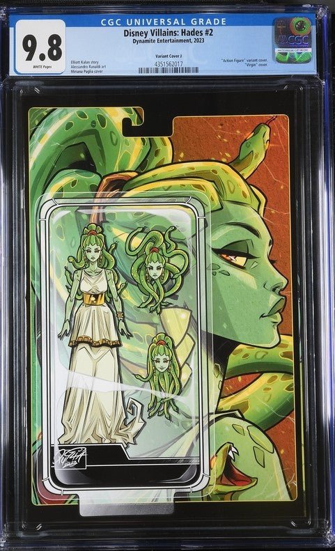 Disney Villians Hades #2 Dynamite Entertainment Variant Cover J CGC Universal Grade 9.8 - Image 2
