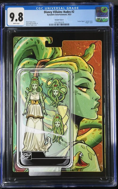 Disney Villians Hades #2 Dynamite Entertainment Variant Cover J CGC Universal Grade 9.8 - Image 4