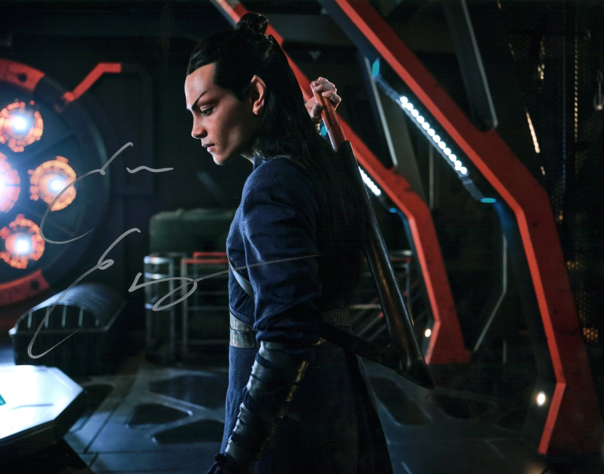 Evan Evagora Star Trek: Picard 11x14 Signed Photo Poster JSA Certified Autograph - Image 2
