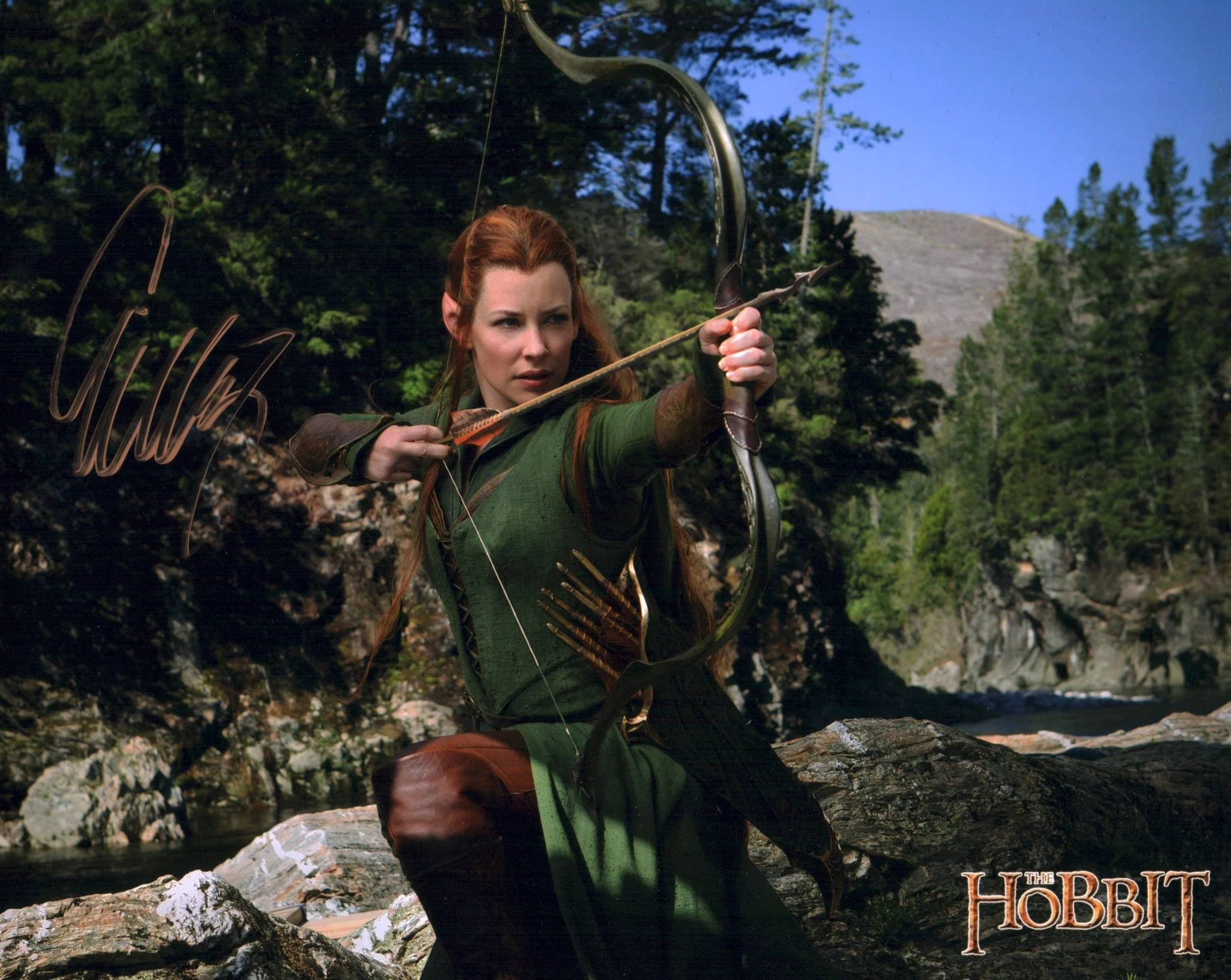 Evangeline Lilly The Hobbit 8x10 Signed Photo JSA Certified Autograph - Image 2