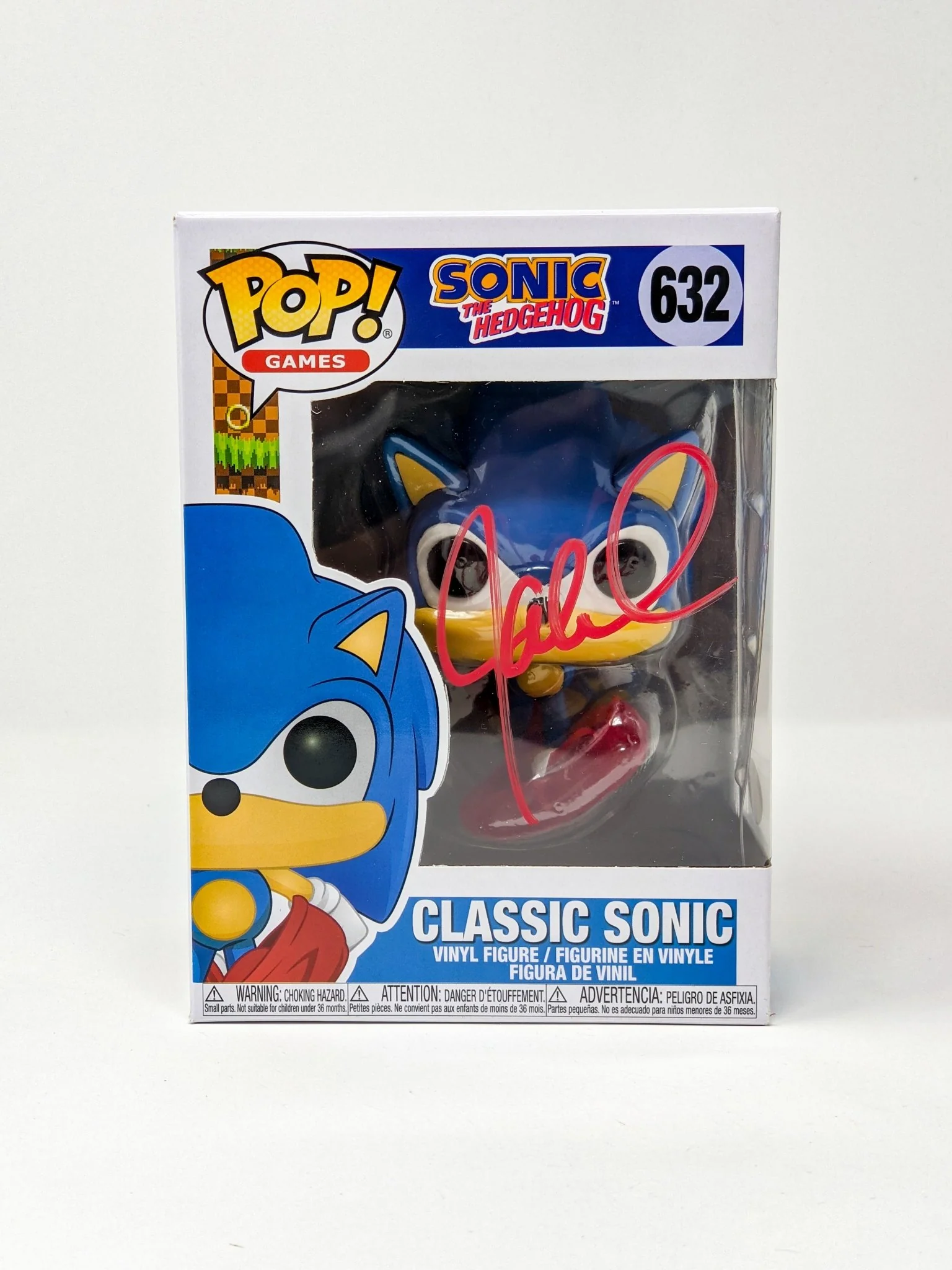 Jaleel White Classic Sonic #632 Signed Funko Pop JSA Certified Autograph - Image 2