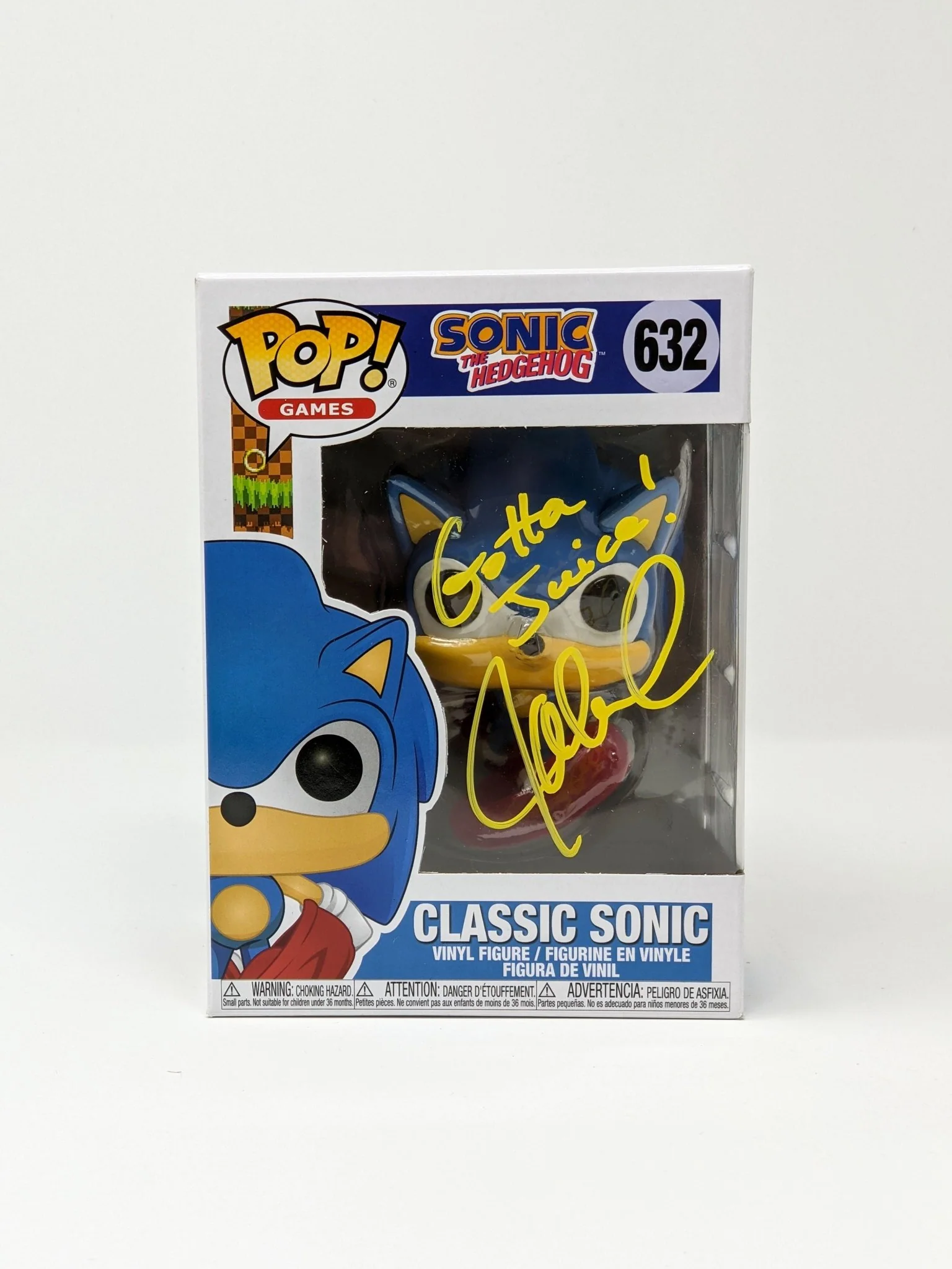 Jaleel White Classic Sonic #632 Signed Funko Pop JSA Certified Autograph - Image 4