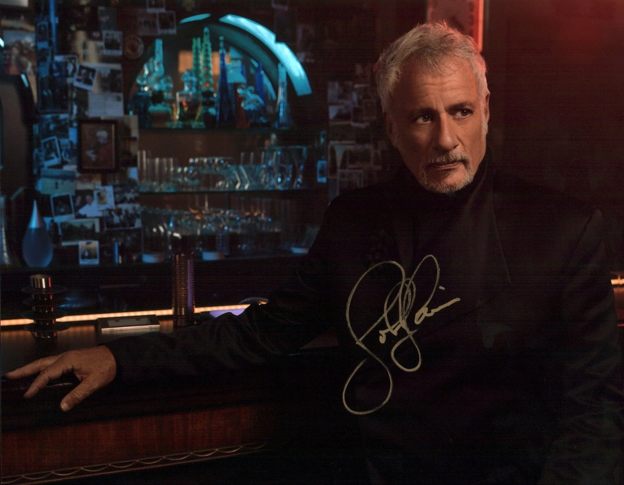 John de Lancie Star Trek Picard 11x14 Signed Photo Poster JSA Certified Autograph - Image 2
