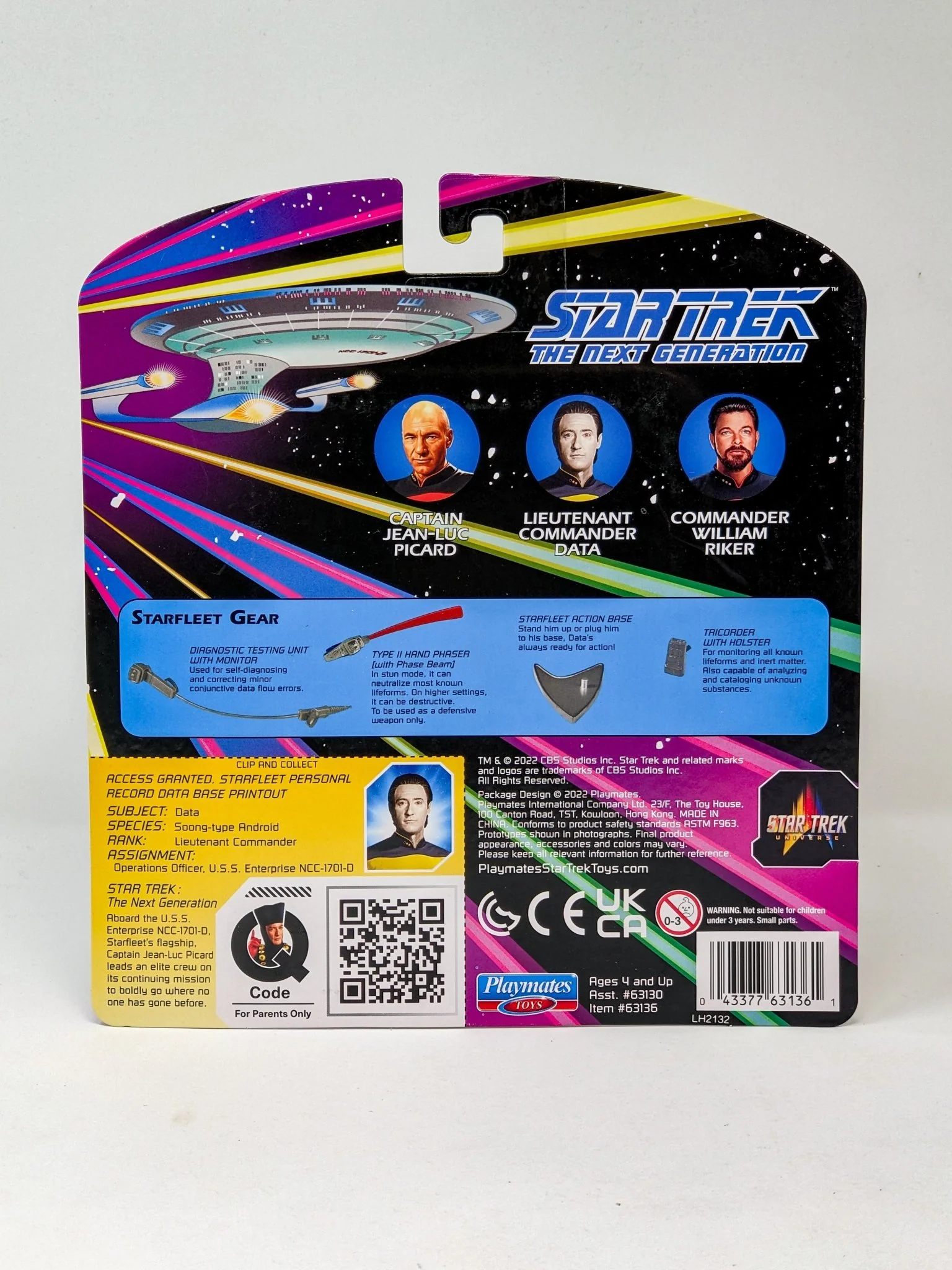 Brent Spiner Star Trek Lieutenant Commander Data Playmates Action Figure Signed JSA Certified Autograph - Image 5