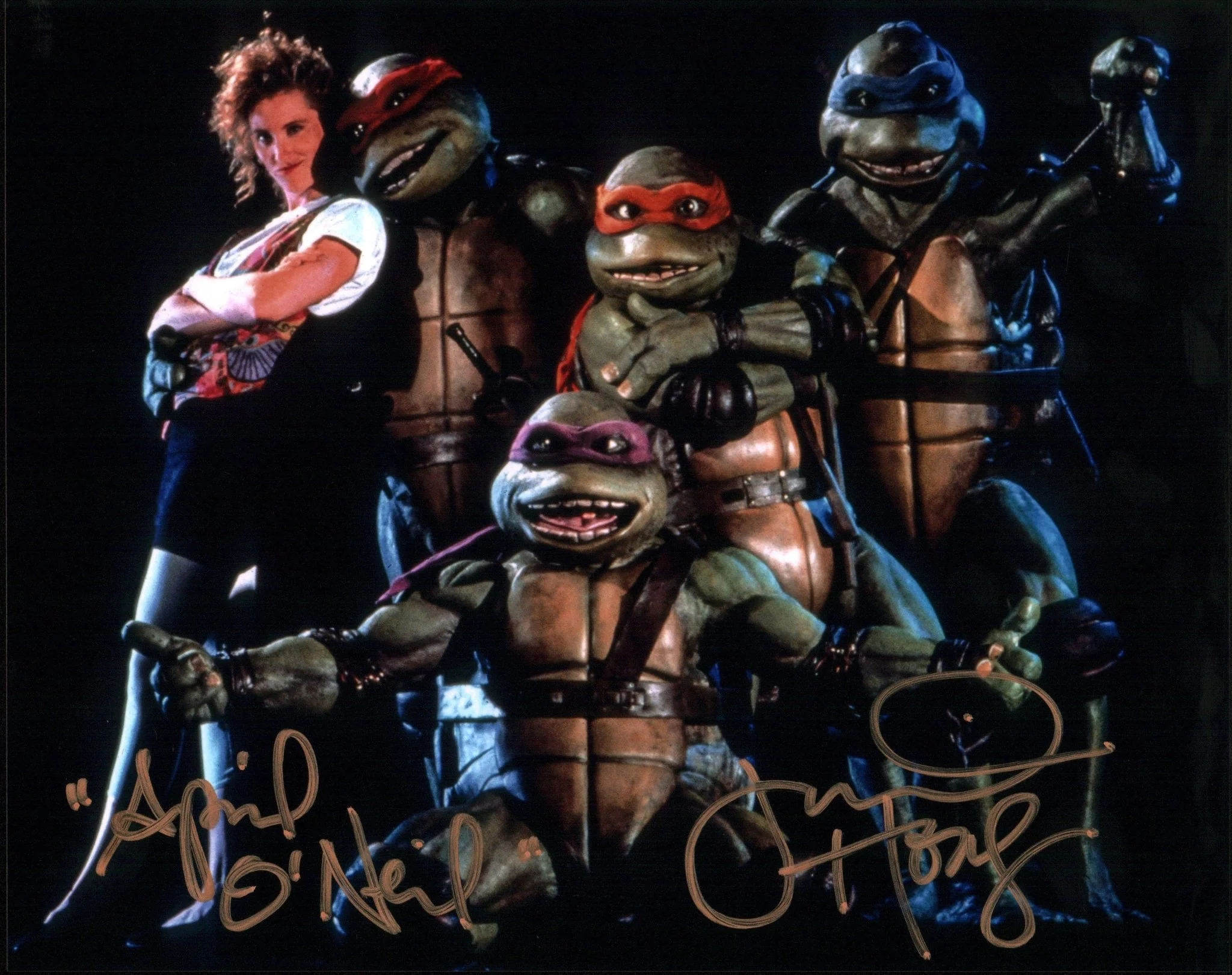 Judith Hoag Teenage Mutant Ninja Turtles 8x10 Signed Photo JSA Certified Autograph - Image 3