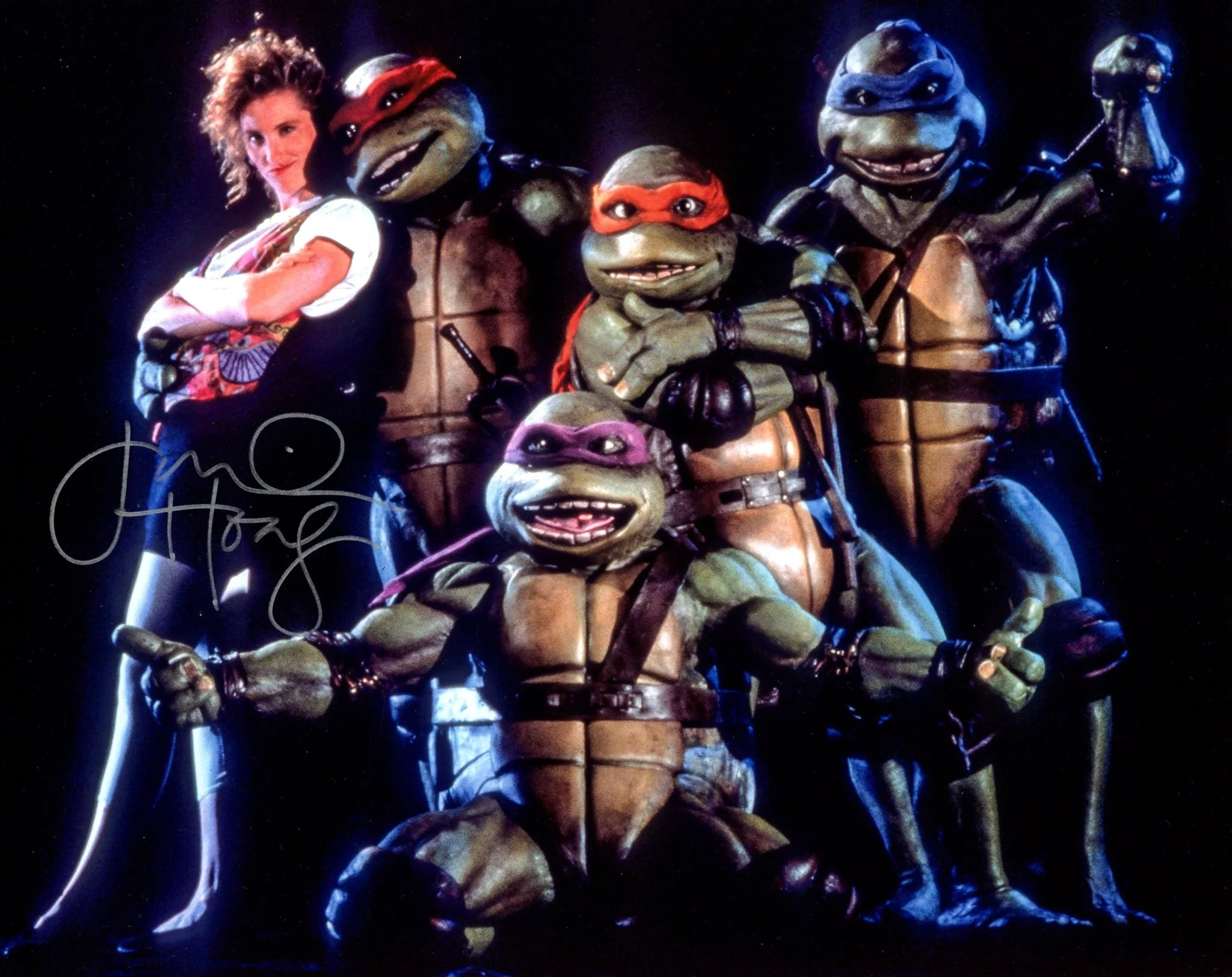 Judith Hoag Teenage Mutant Ninja Turtles 8x10 Signed Photo JSA Certified Autograph - Image 4
