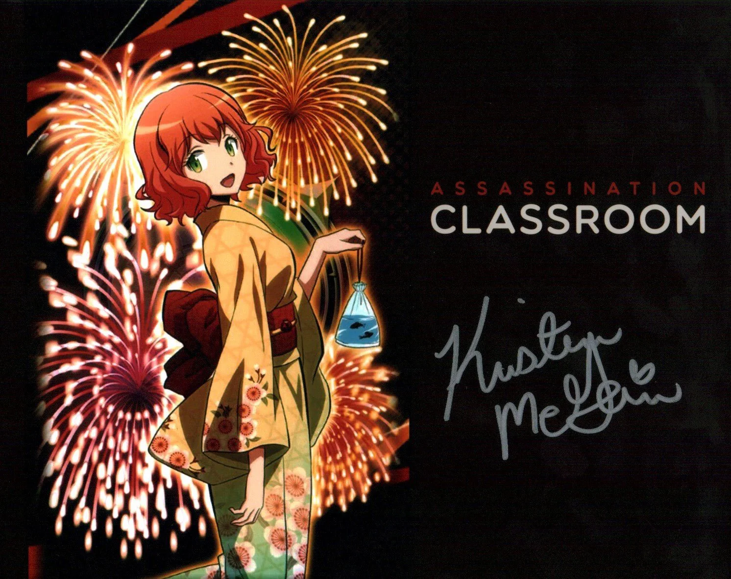 Kristen McGuire Assassination Classroom 8x10 Photo JSA Certified Autograph - Image 2